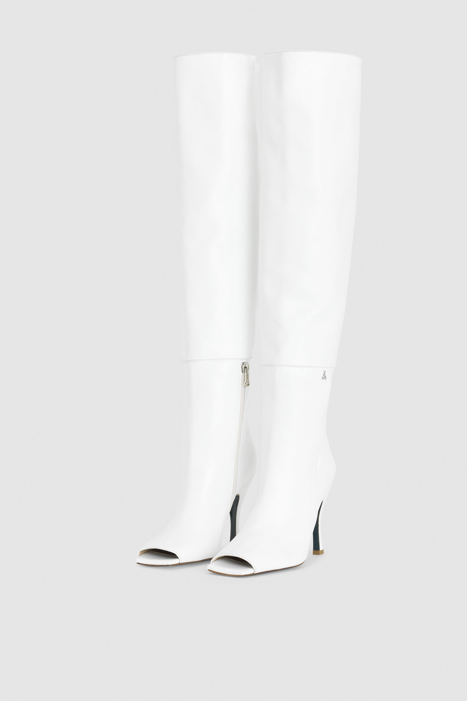 white colour boots