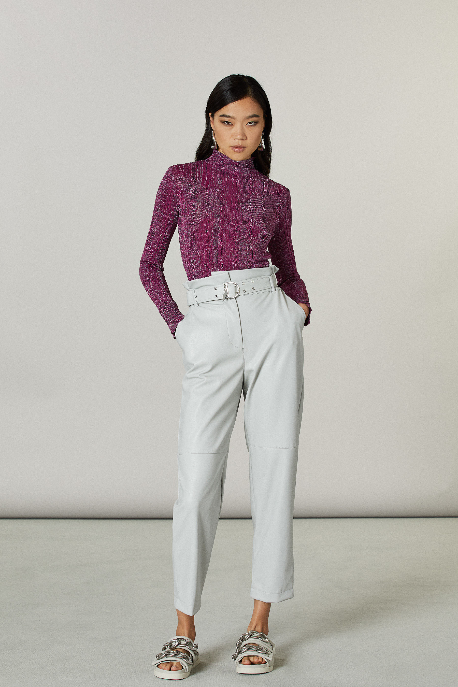 Maglia in lurex leggera ESSENTIAL