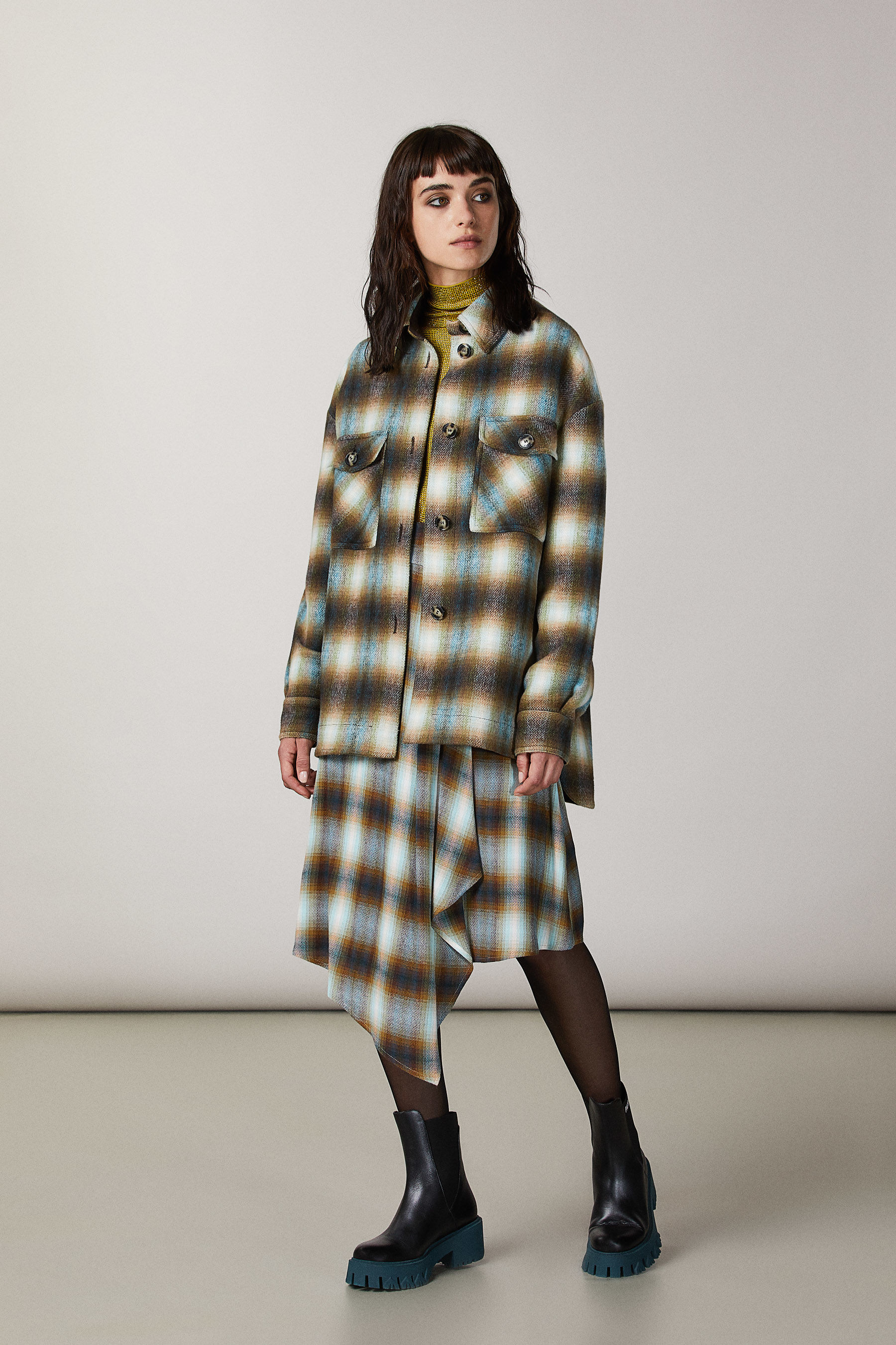 Overshirt over in panno