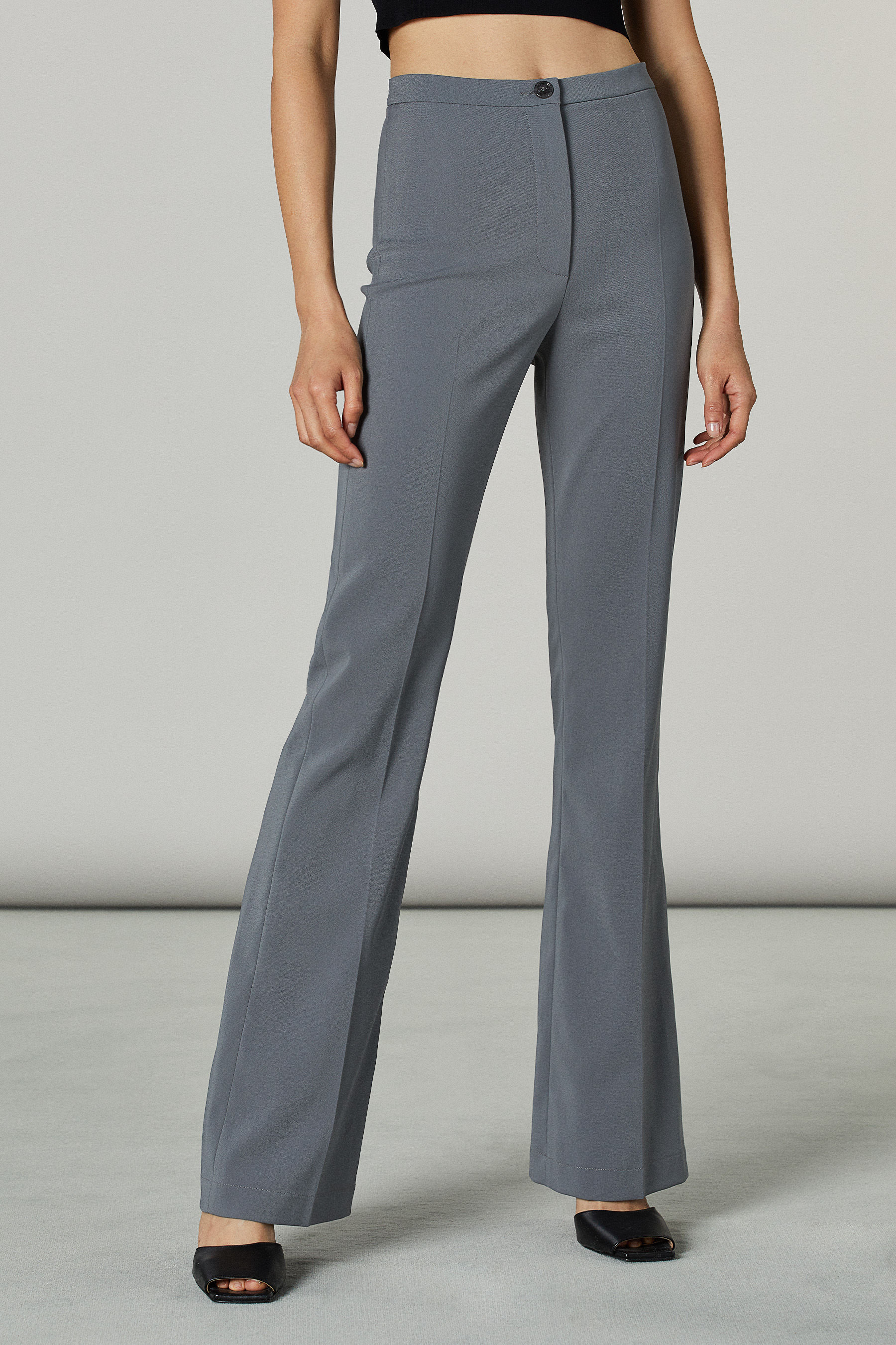 Pantalone a zampa ESSENTIAL | Patrizia Pepe