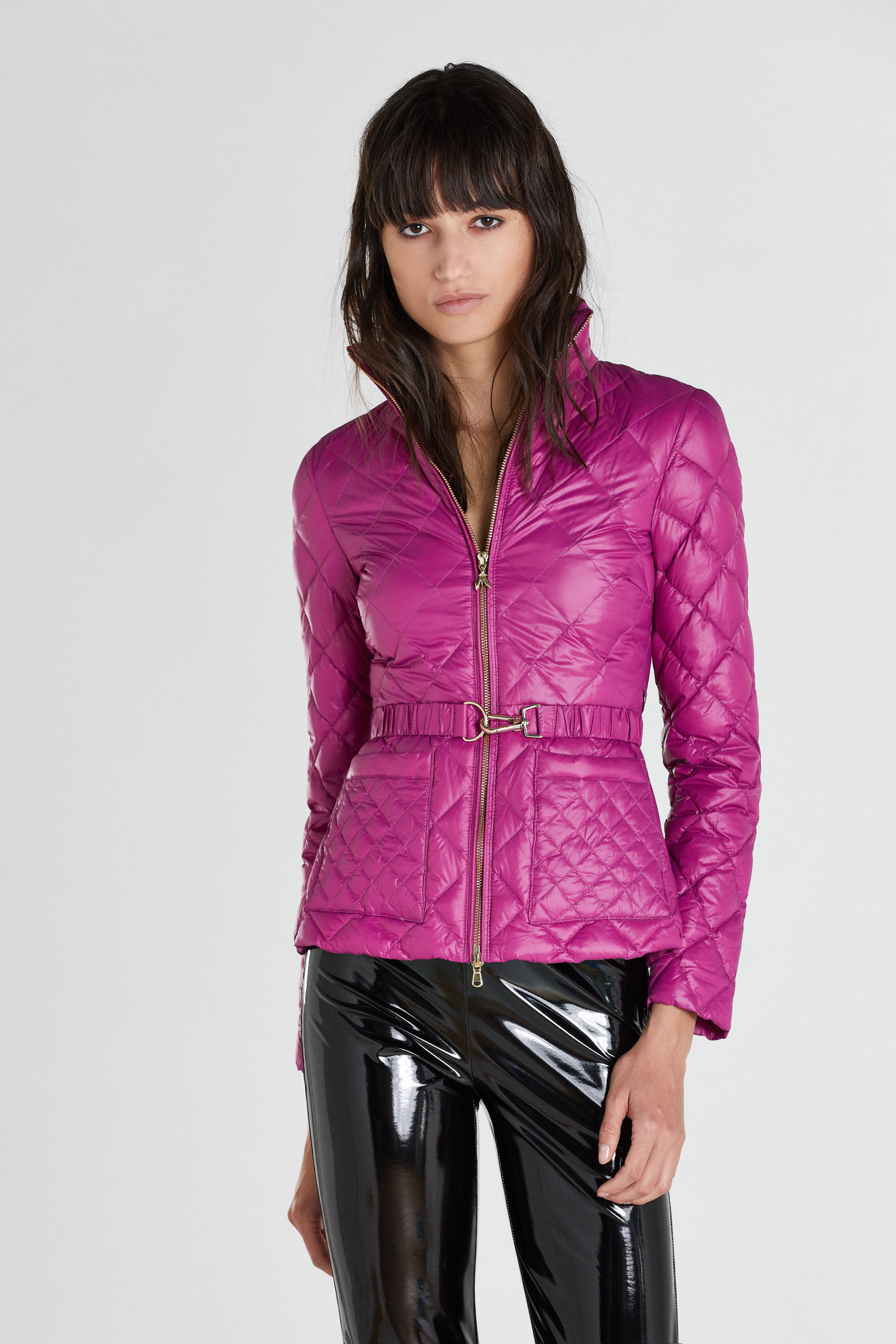 pink lightweight coat