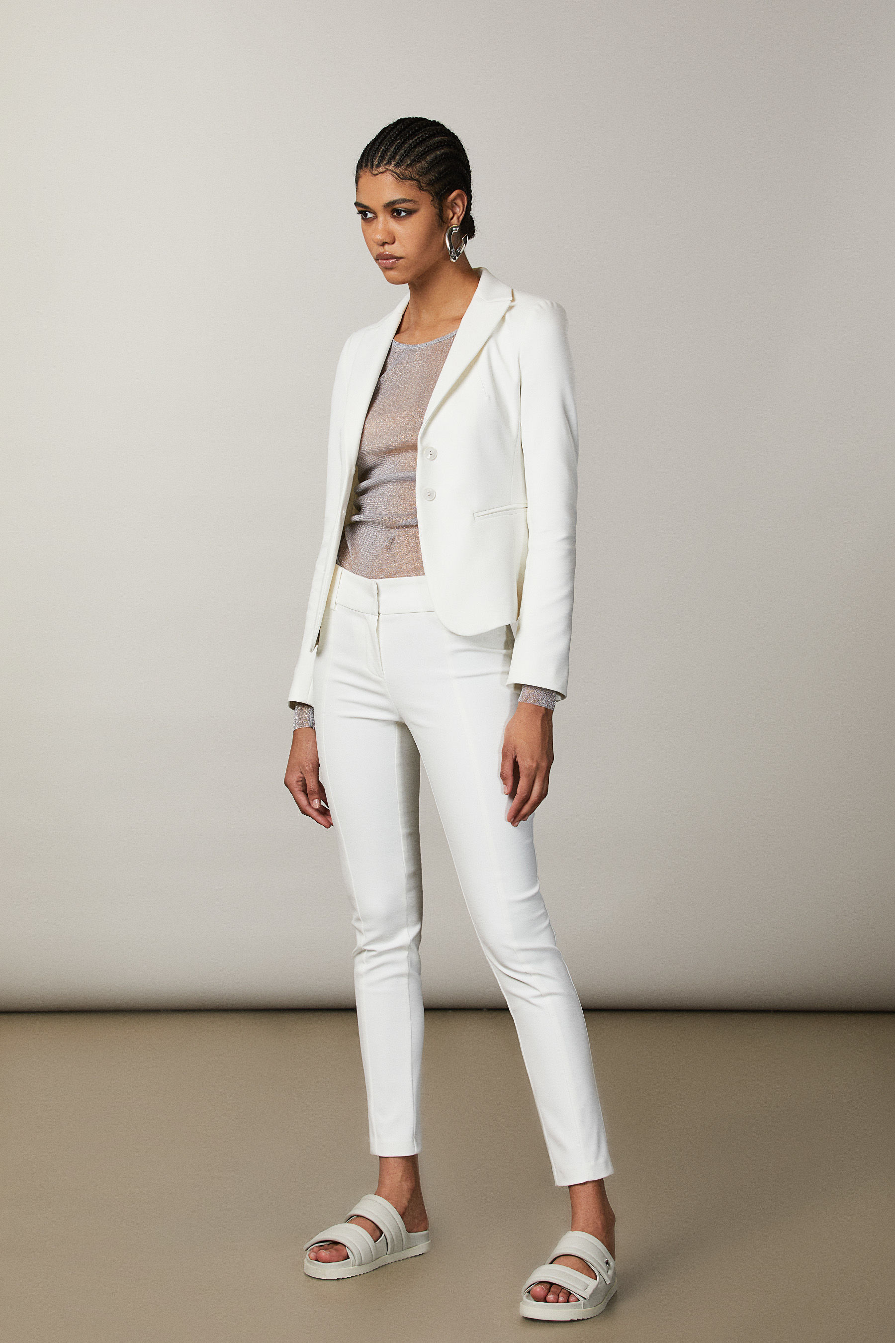 Pantalone slim Bianco donna | Patrizia Pepe