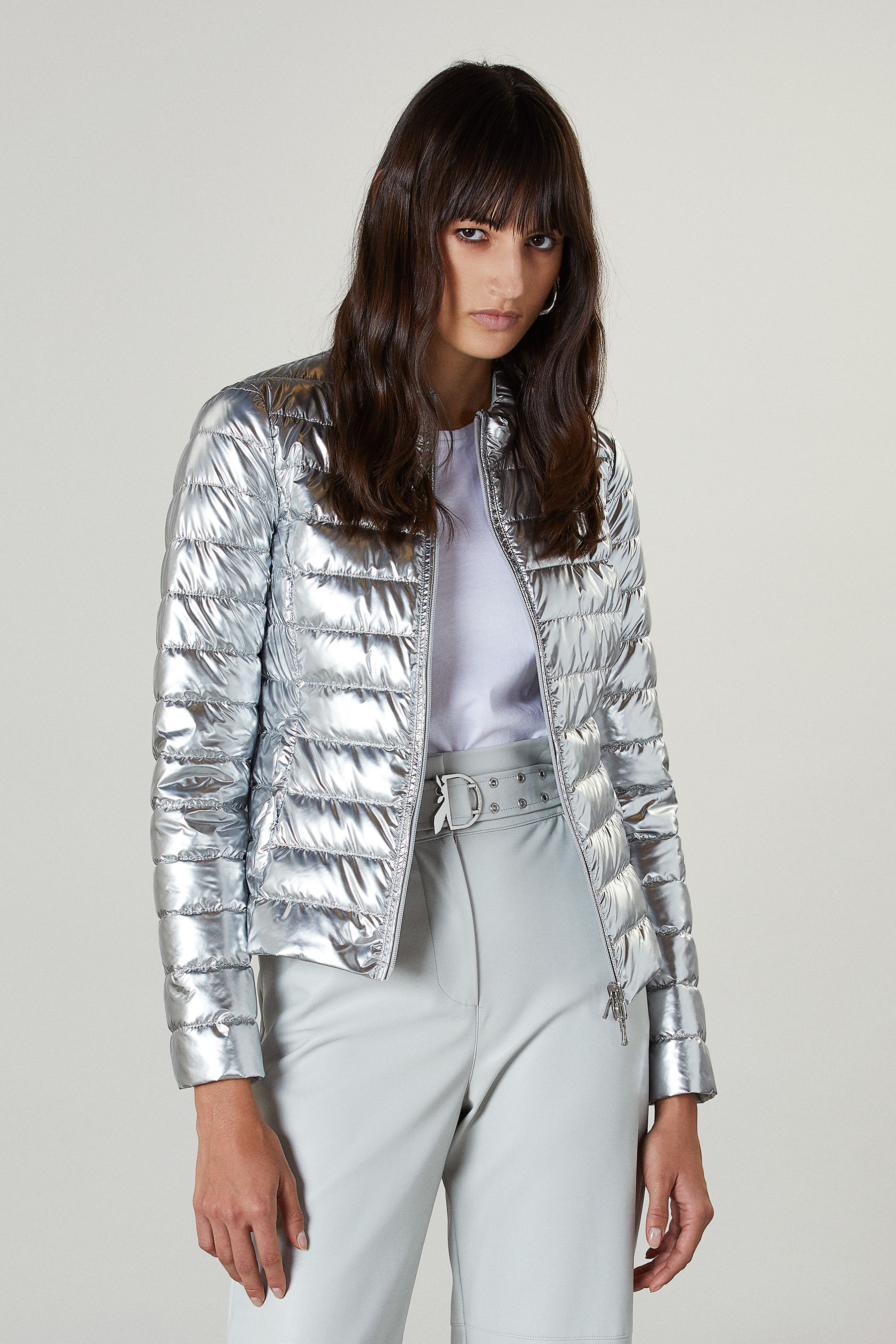 grey lightweight coat