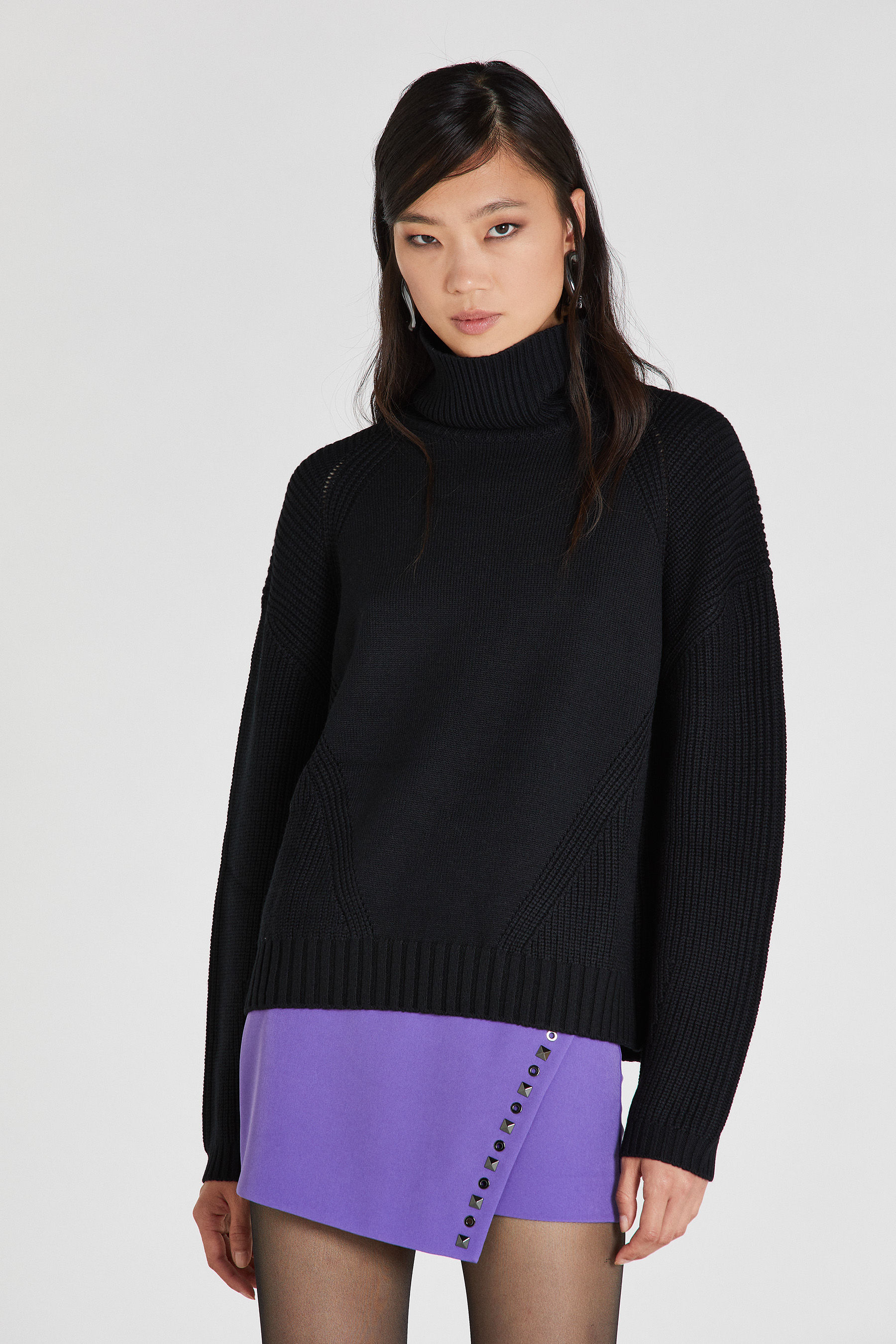 high polo neck sweaters