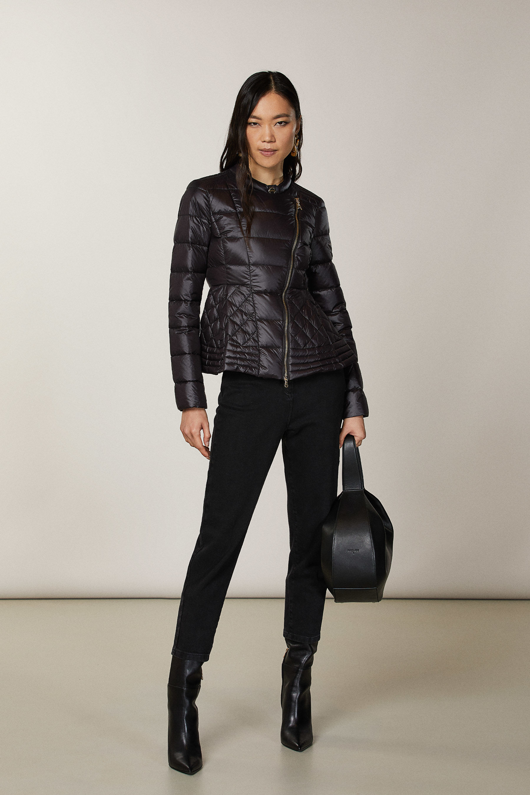 black light padded jacket