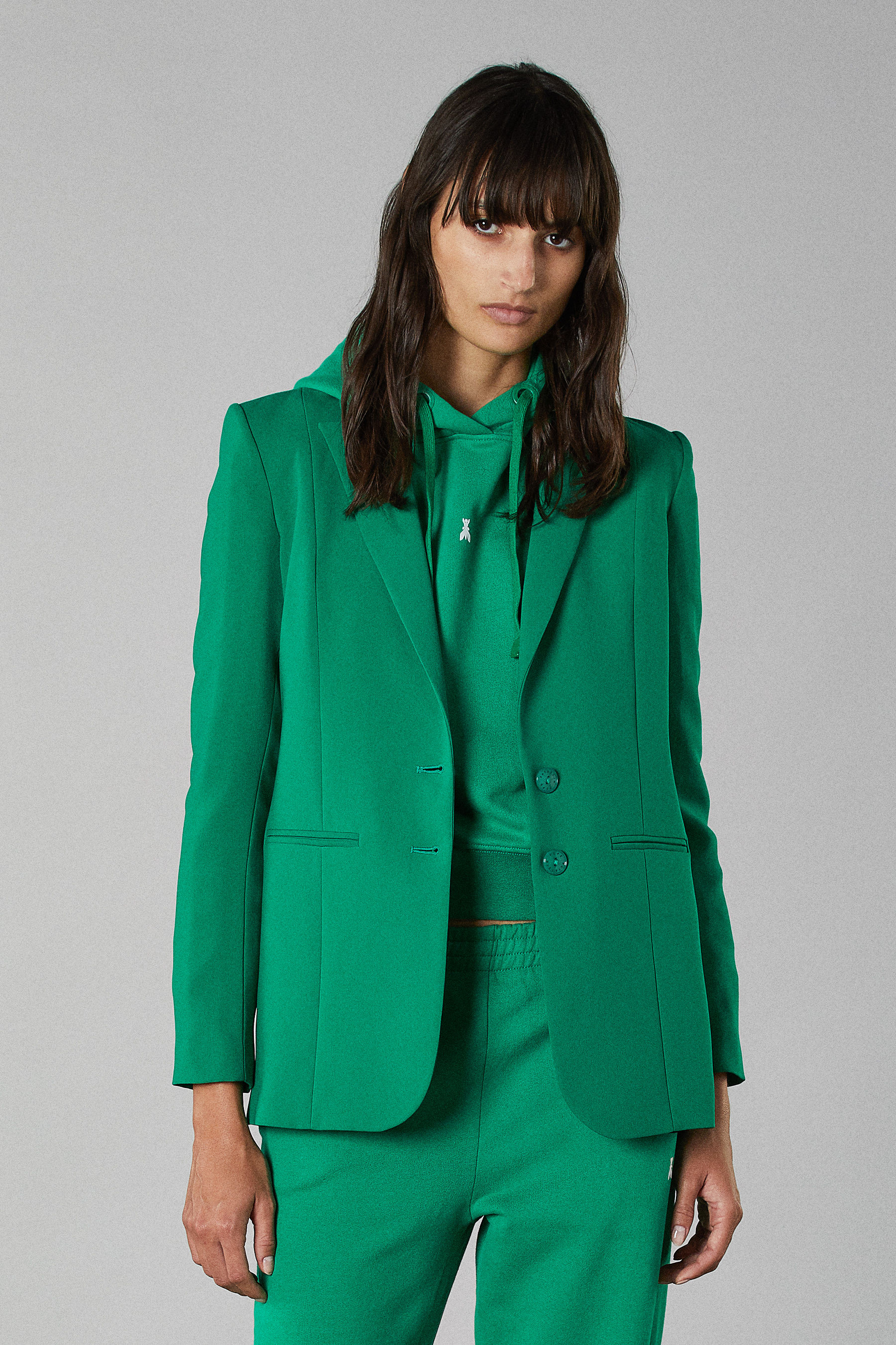 green formal jacket