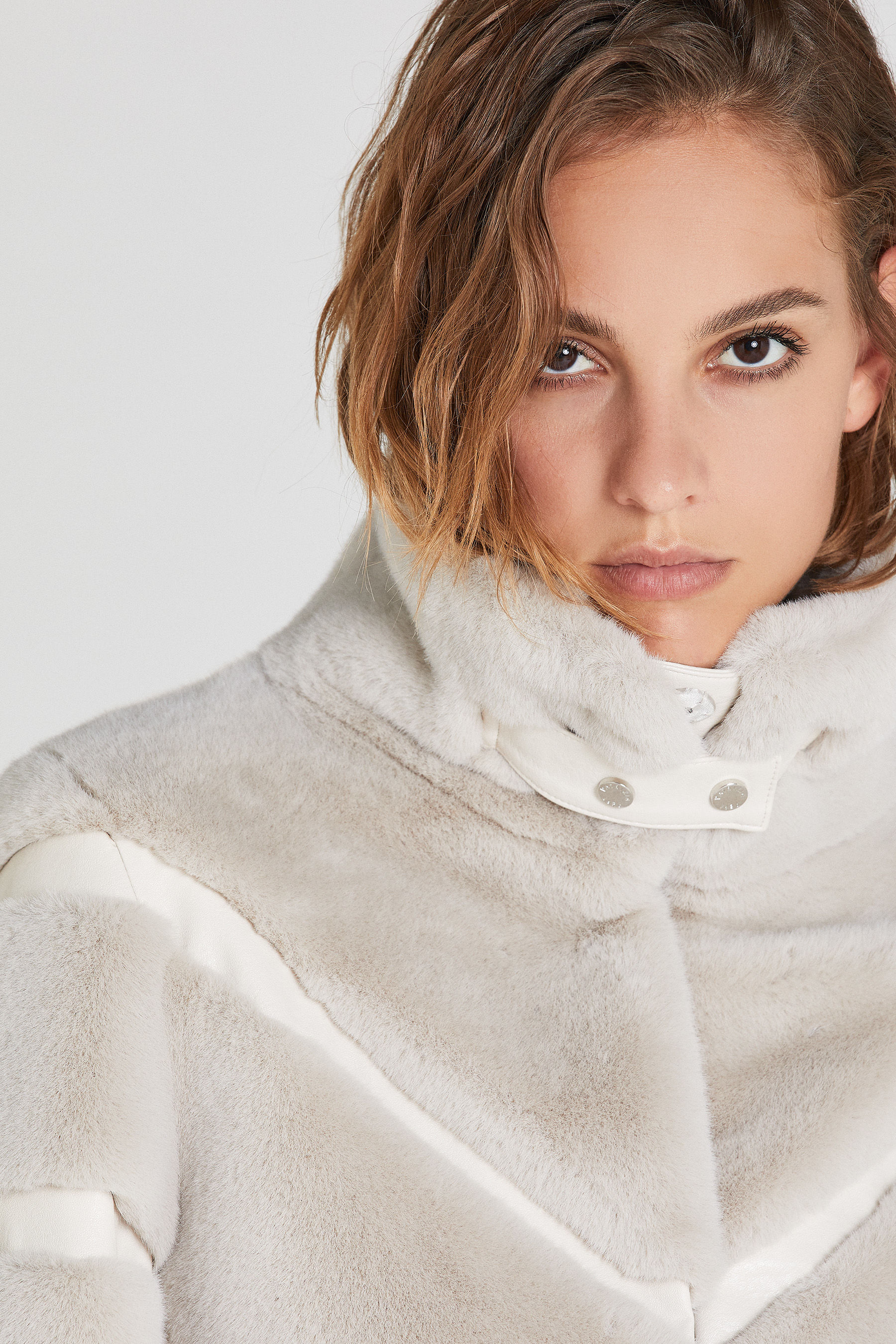 dazed hi neck jacket