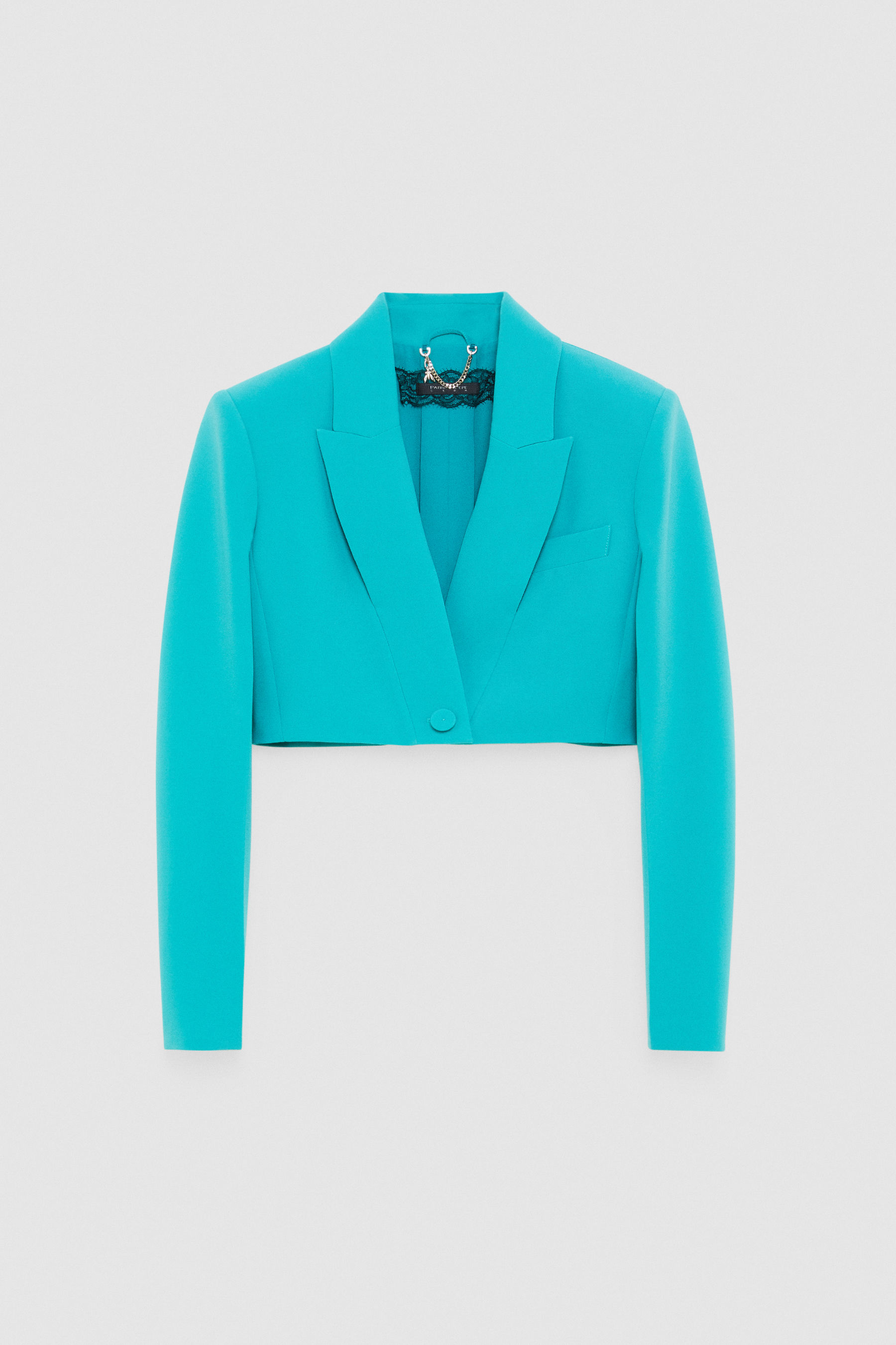 Giacca cropped taglio maschile