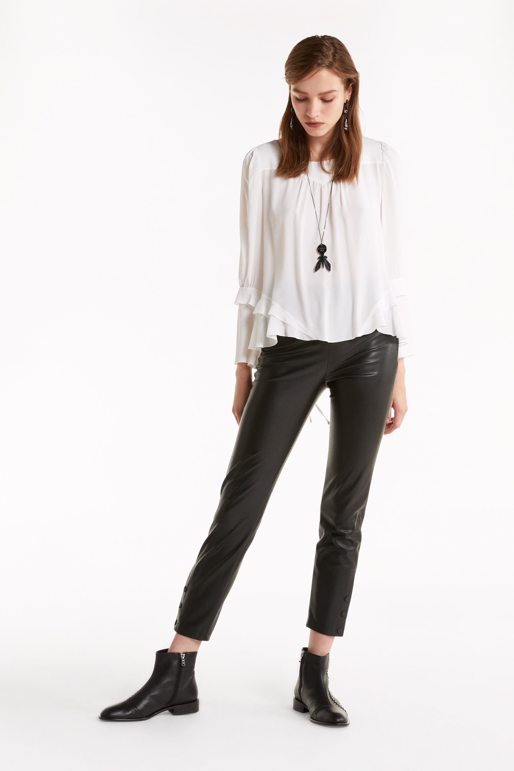 patrizia pepe leather pants
