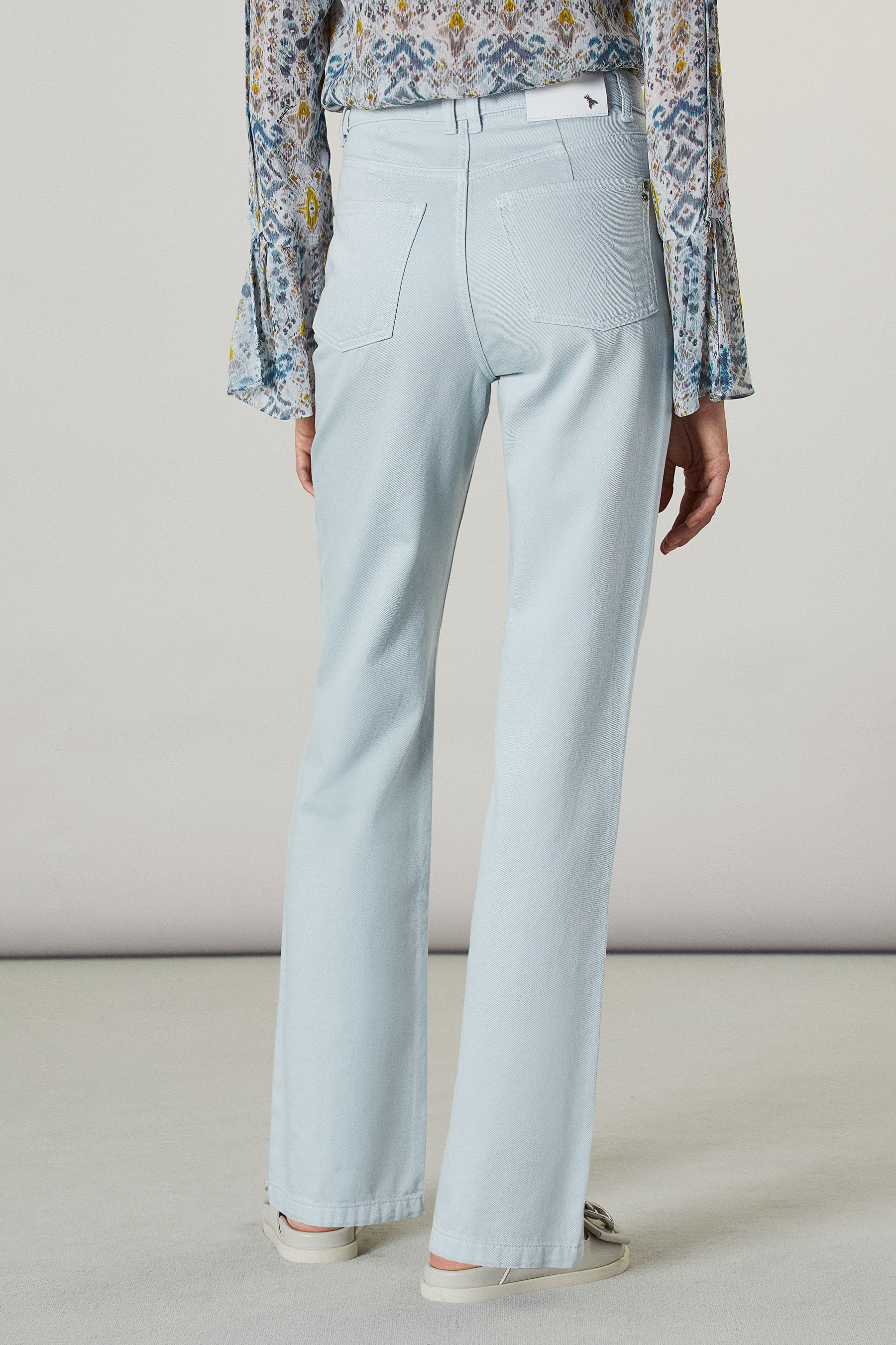 Dawn Grey Bull denim pants | Patrizia Pepe