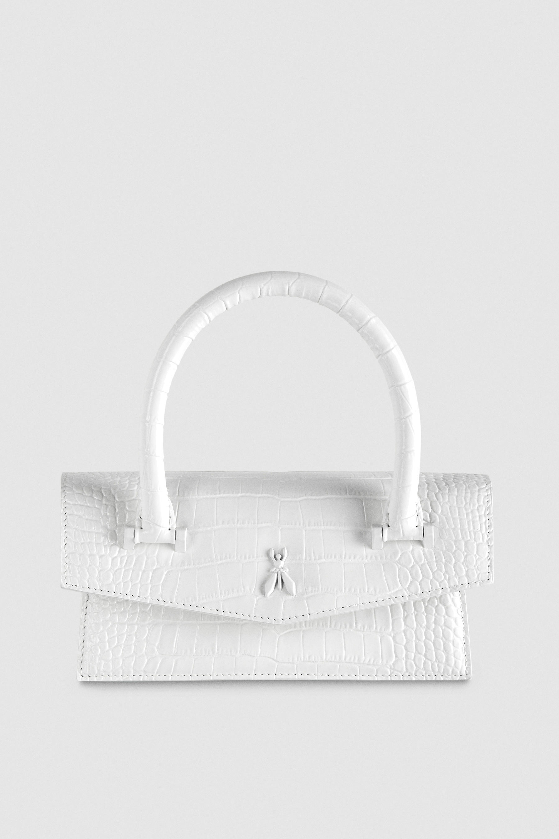 Fly Bamby Croco, Белый, Patrizia Pepe, Fly Bamby Bag