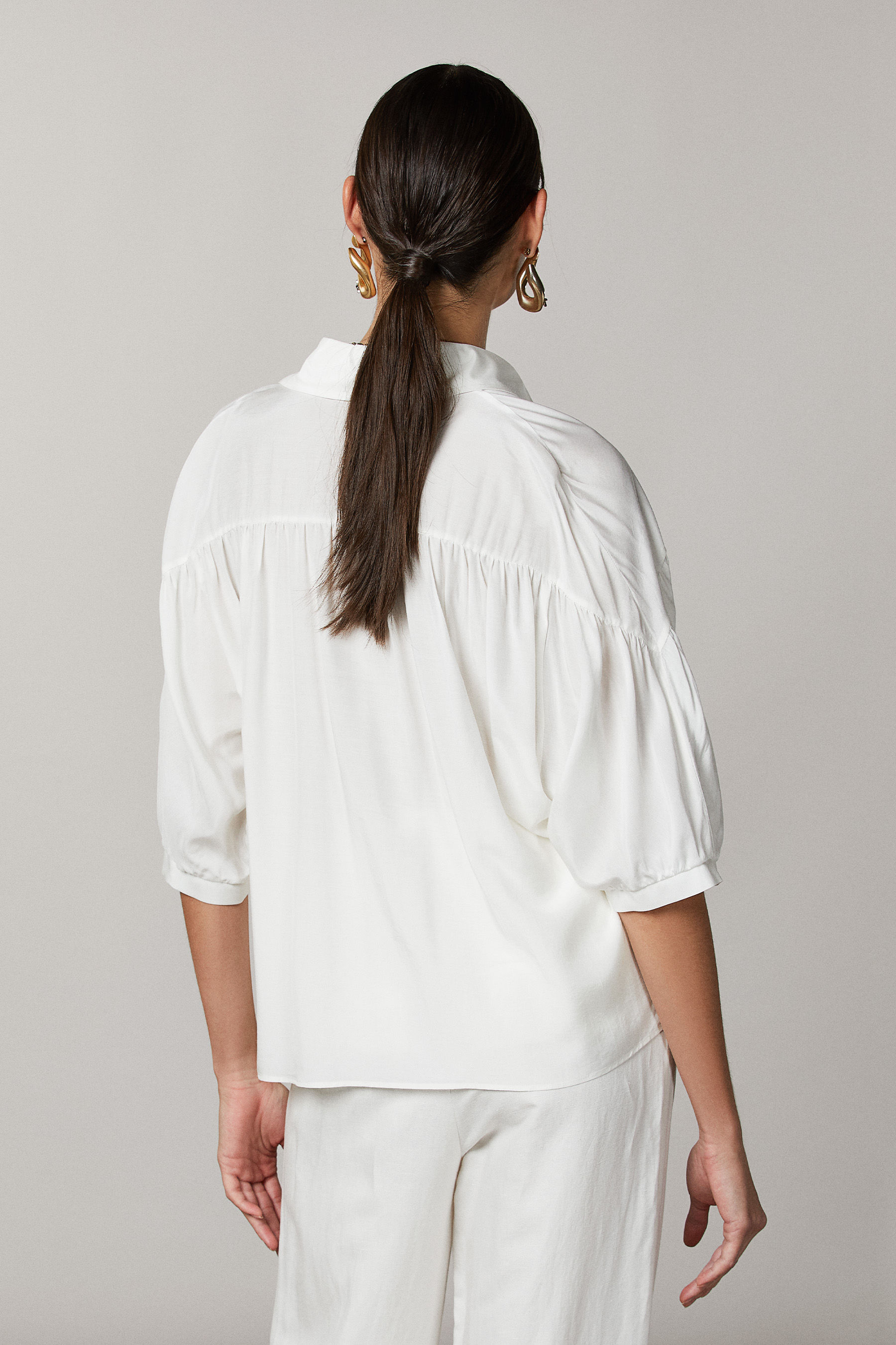 Oversized viscose shirt | Patrizia Pepe