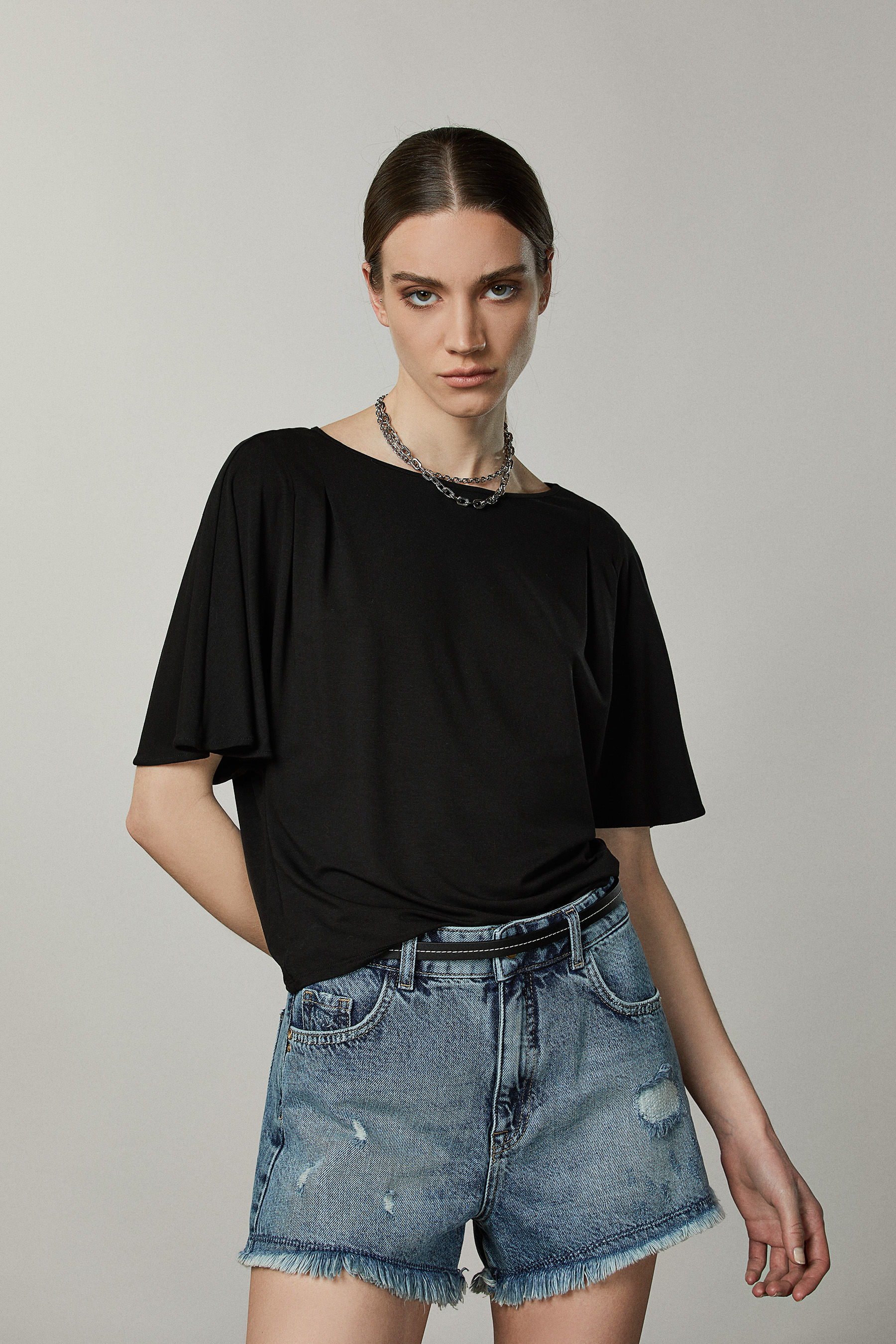 Maglia scollo a barca ESSENTIAL