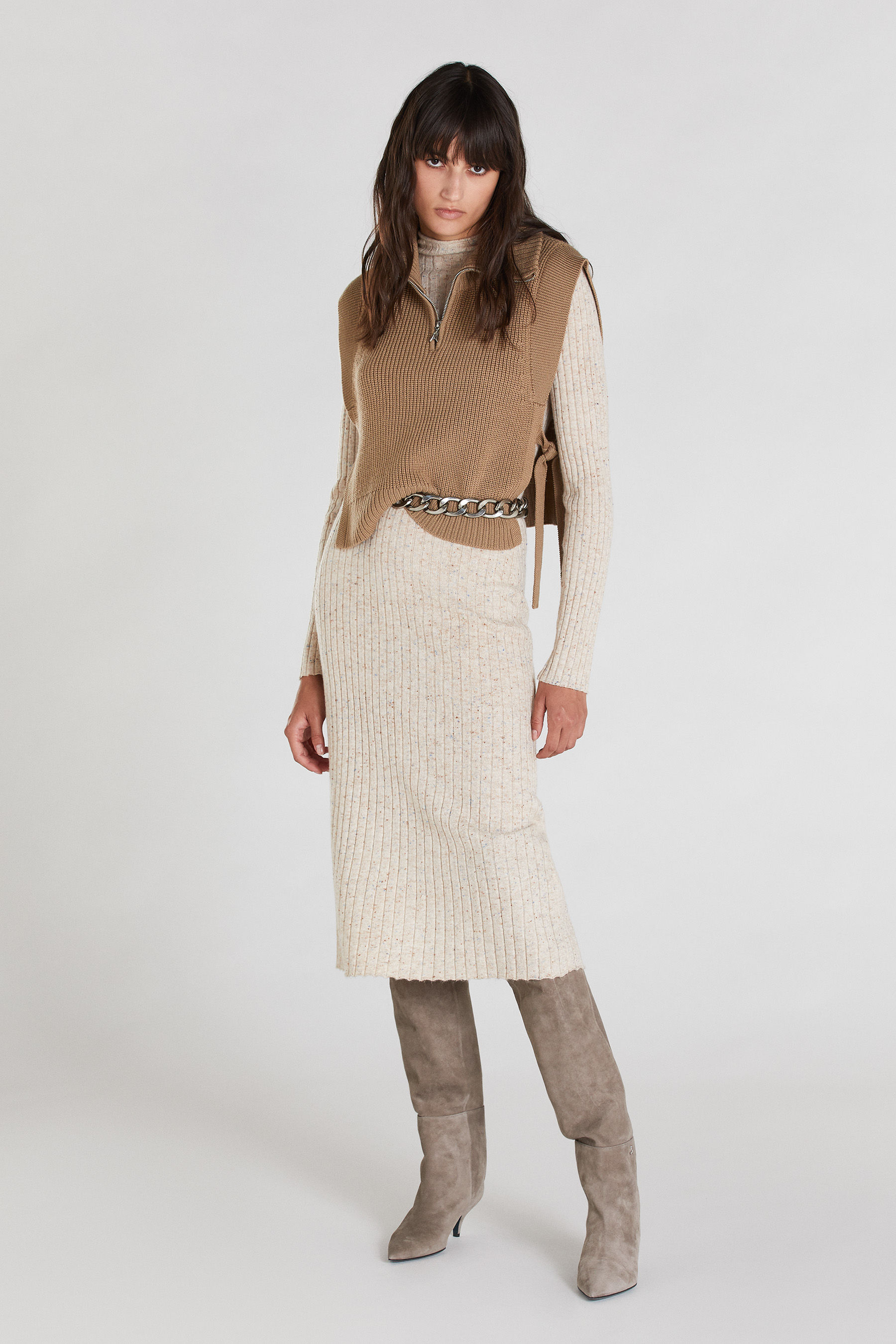 Cuissardes en daim Marron | Patrizia Pepe