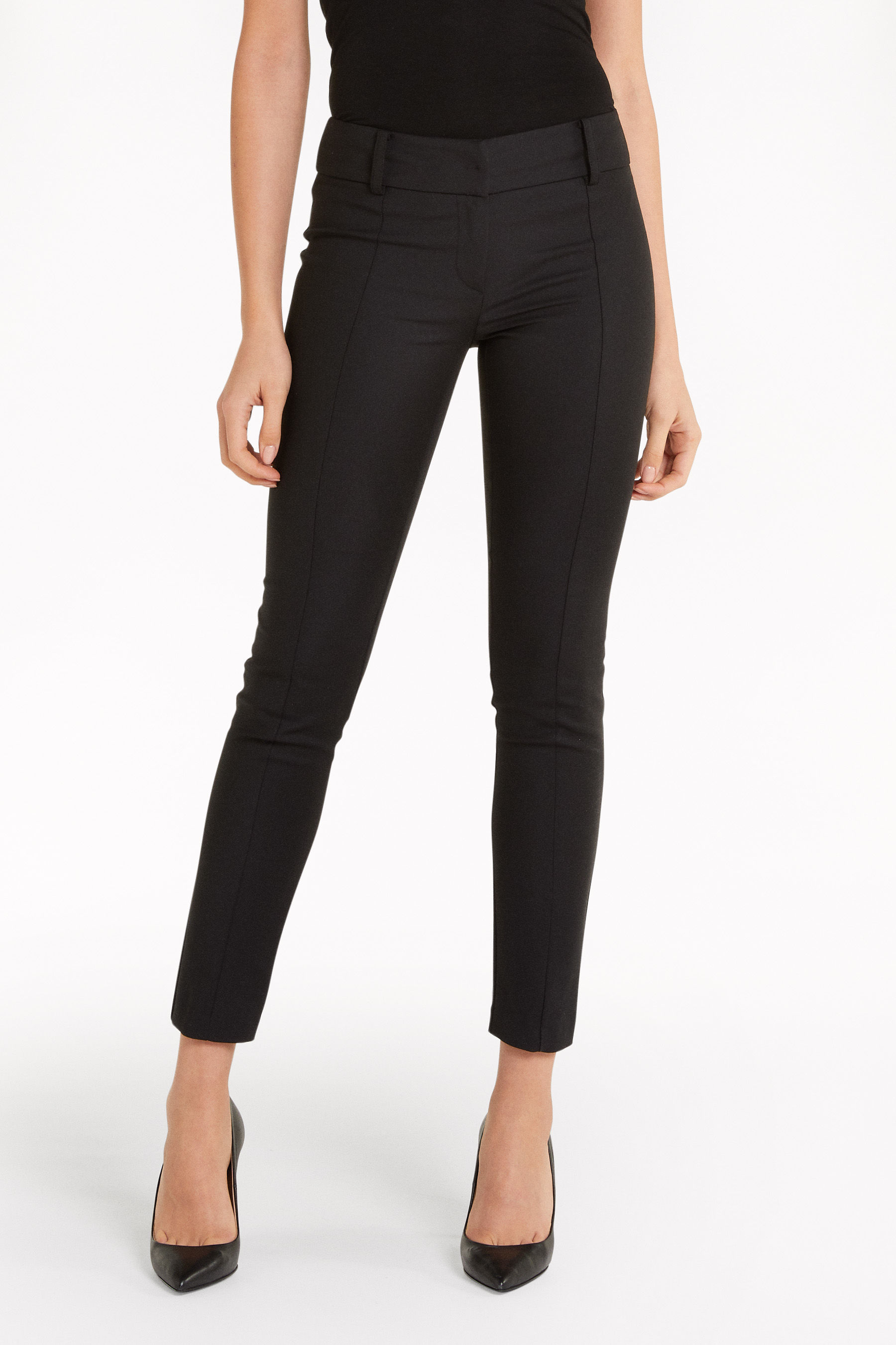 Black Slim-fit trousers | Patrizia Pepe