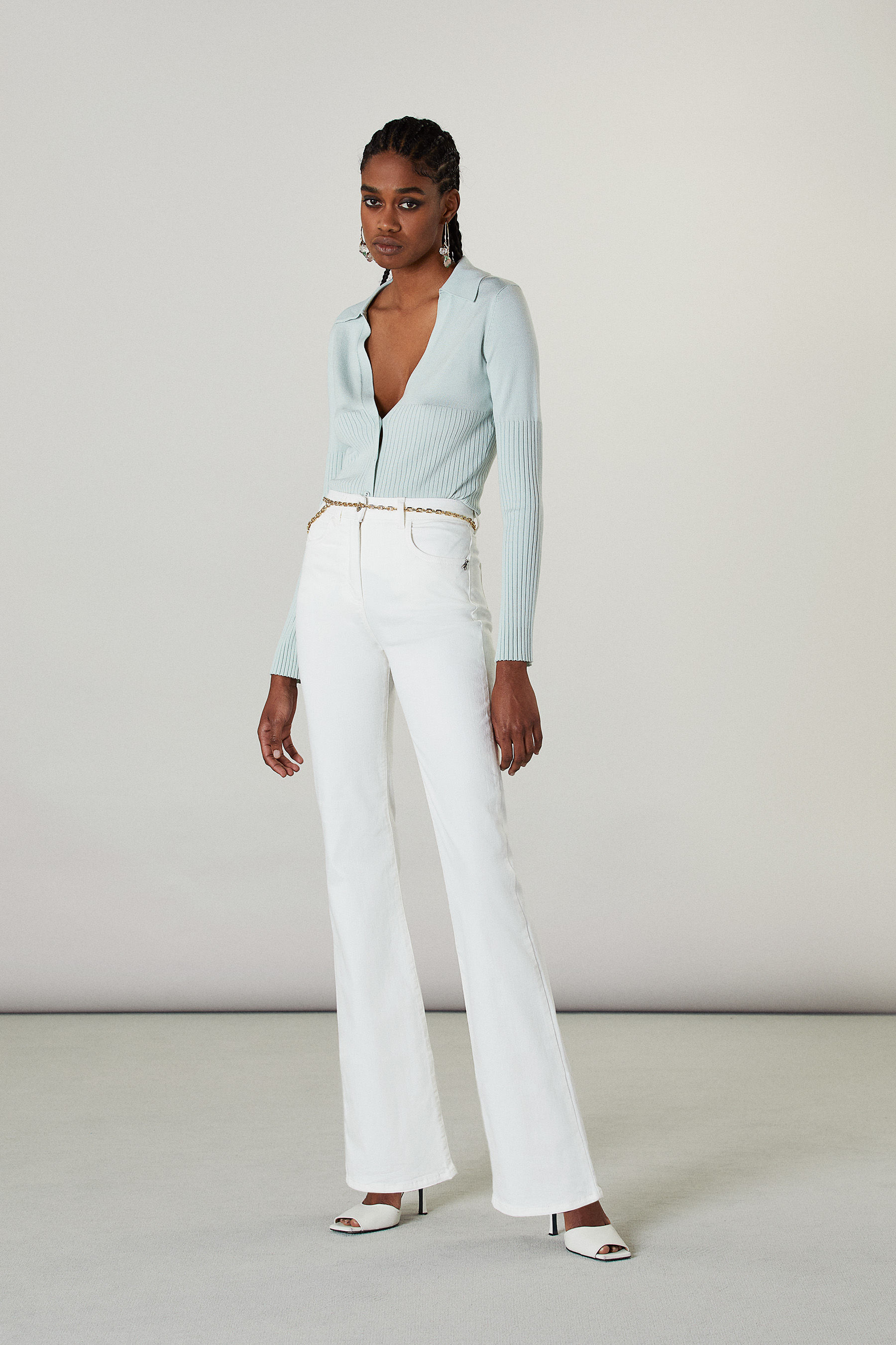 Pantaloni jegging ricamo Fly