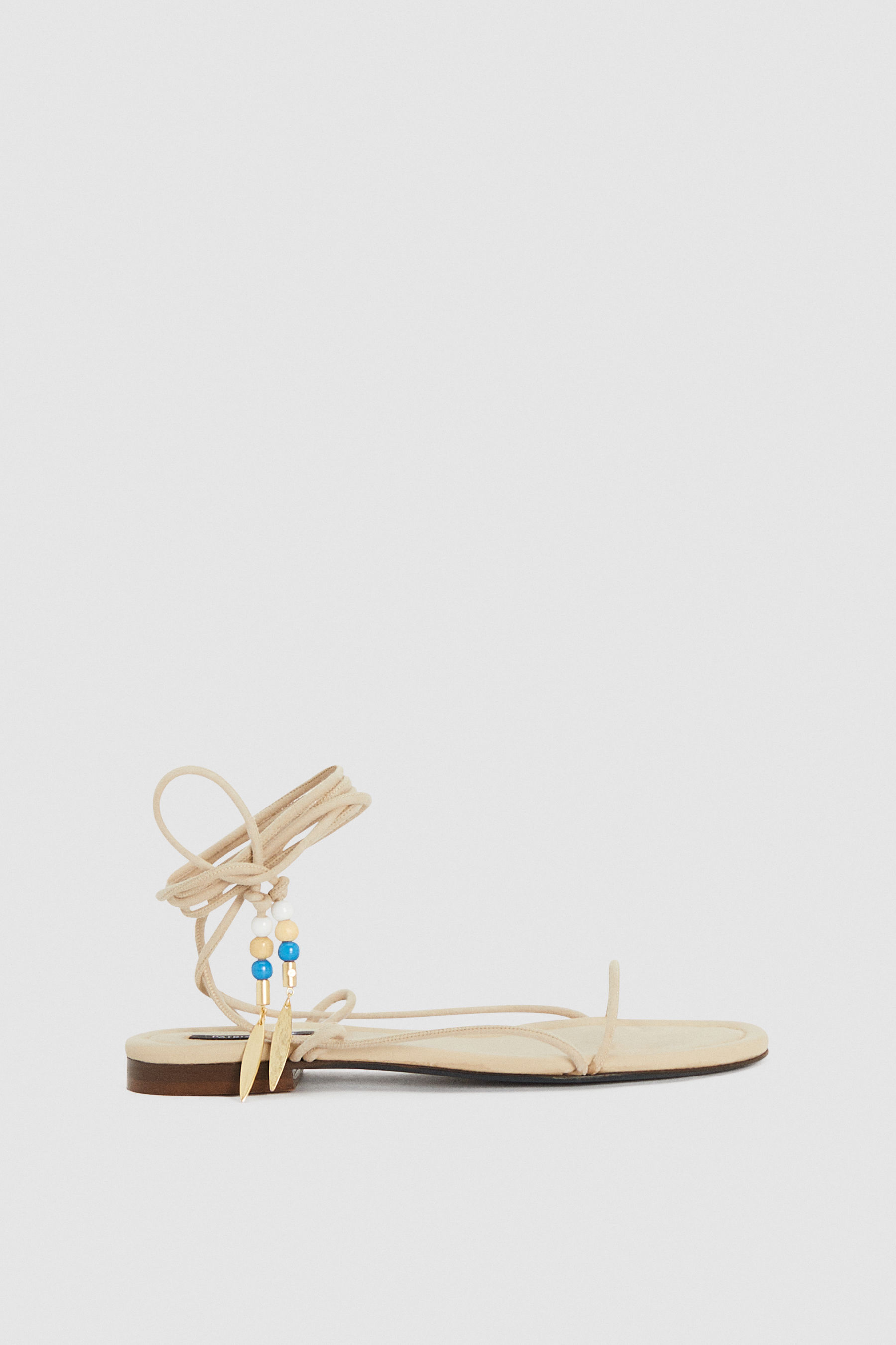 wrap around flat sandals