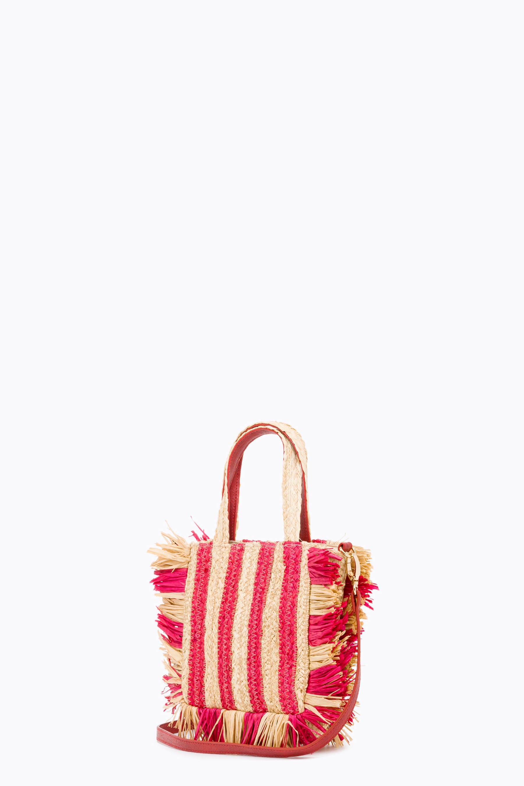 Borsa in rafia con frange | Patrizia Pepe