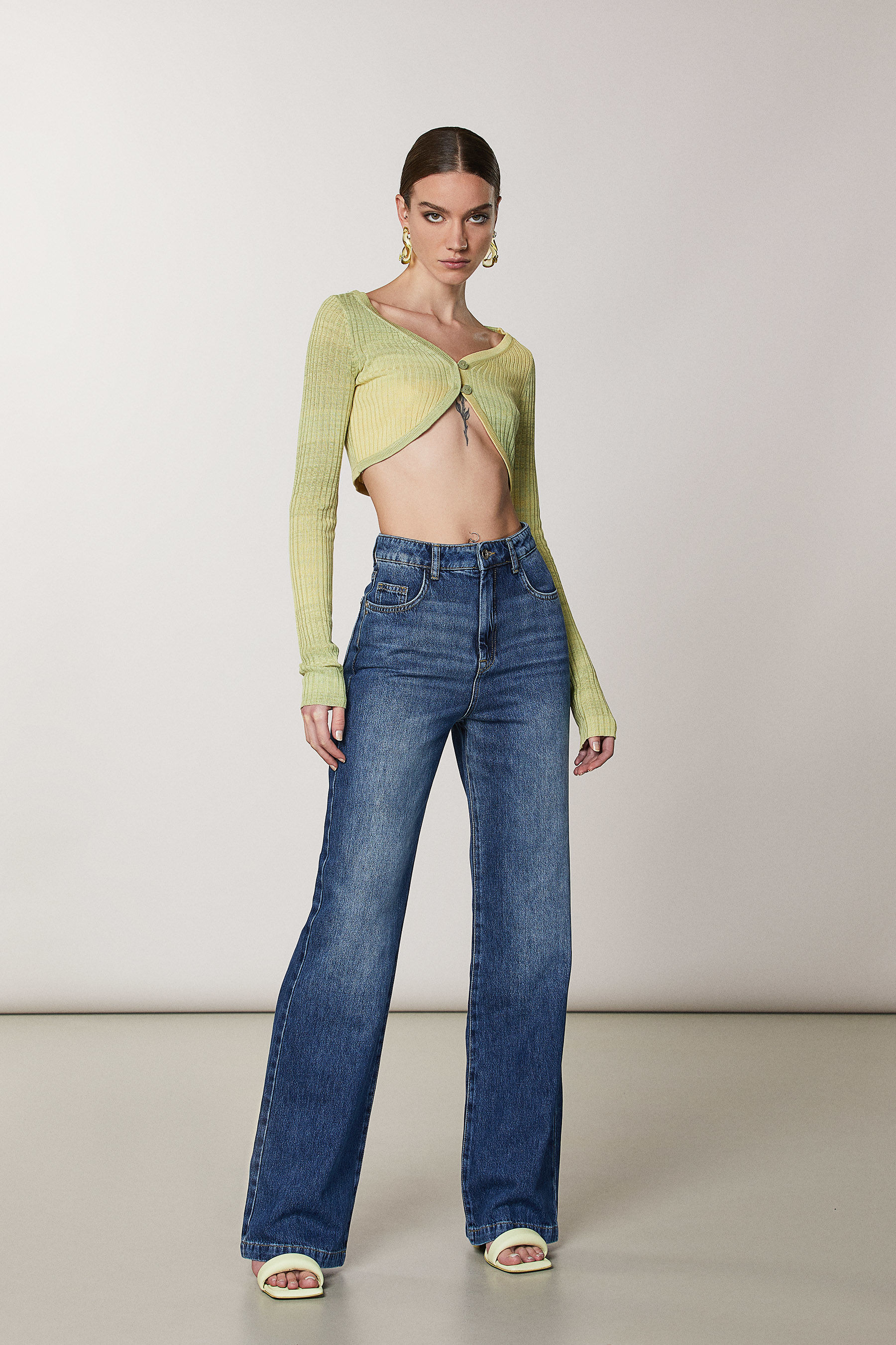 hovedsagelig involveret moderat Flared high waisted Jeans | Patrizia Pepe