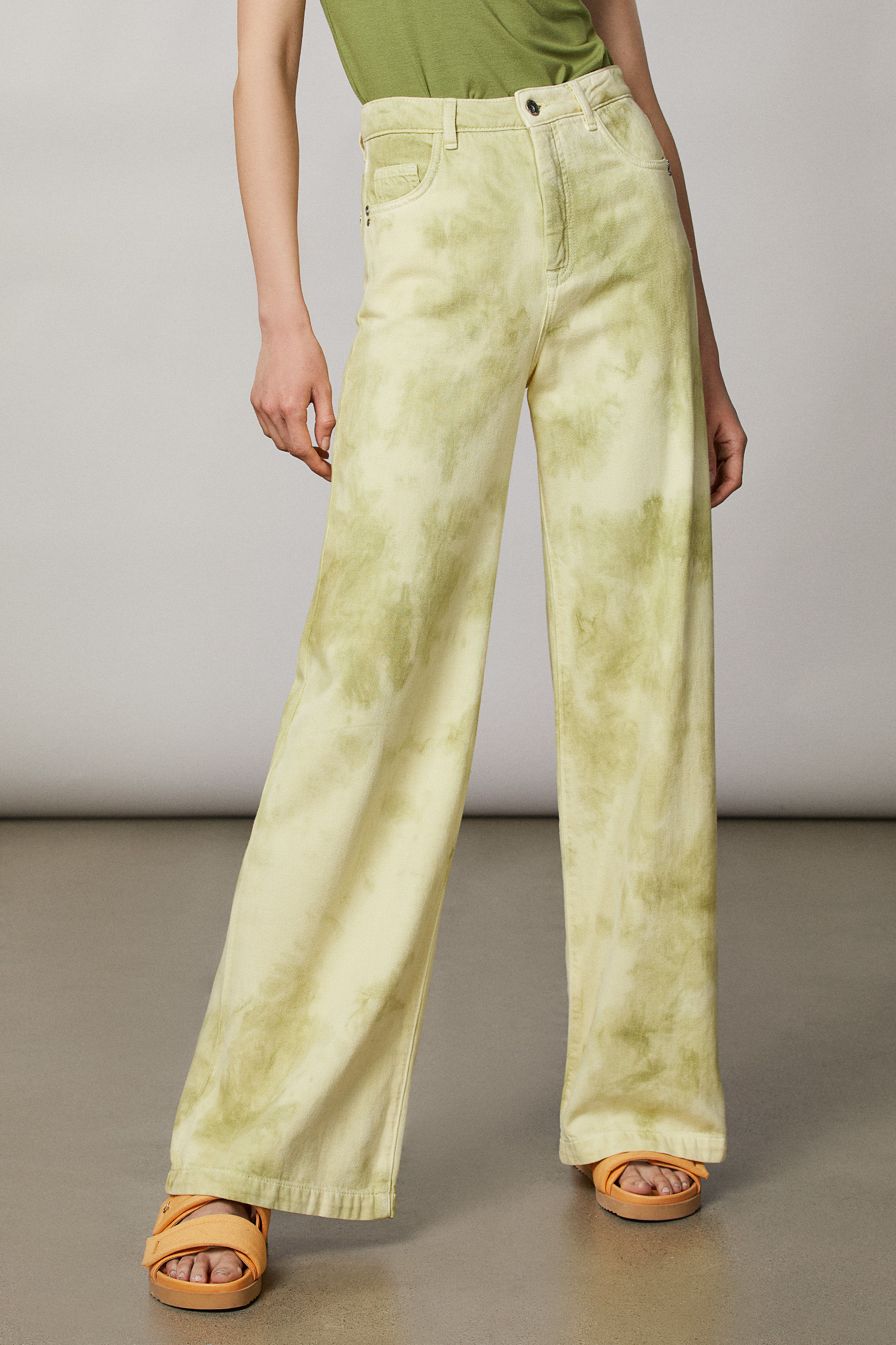 Tie dye denim pants | Patrizia Pepe