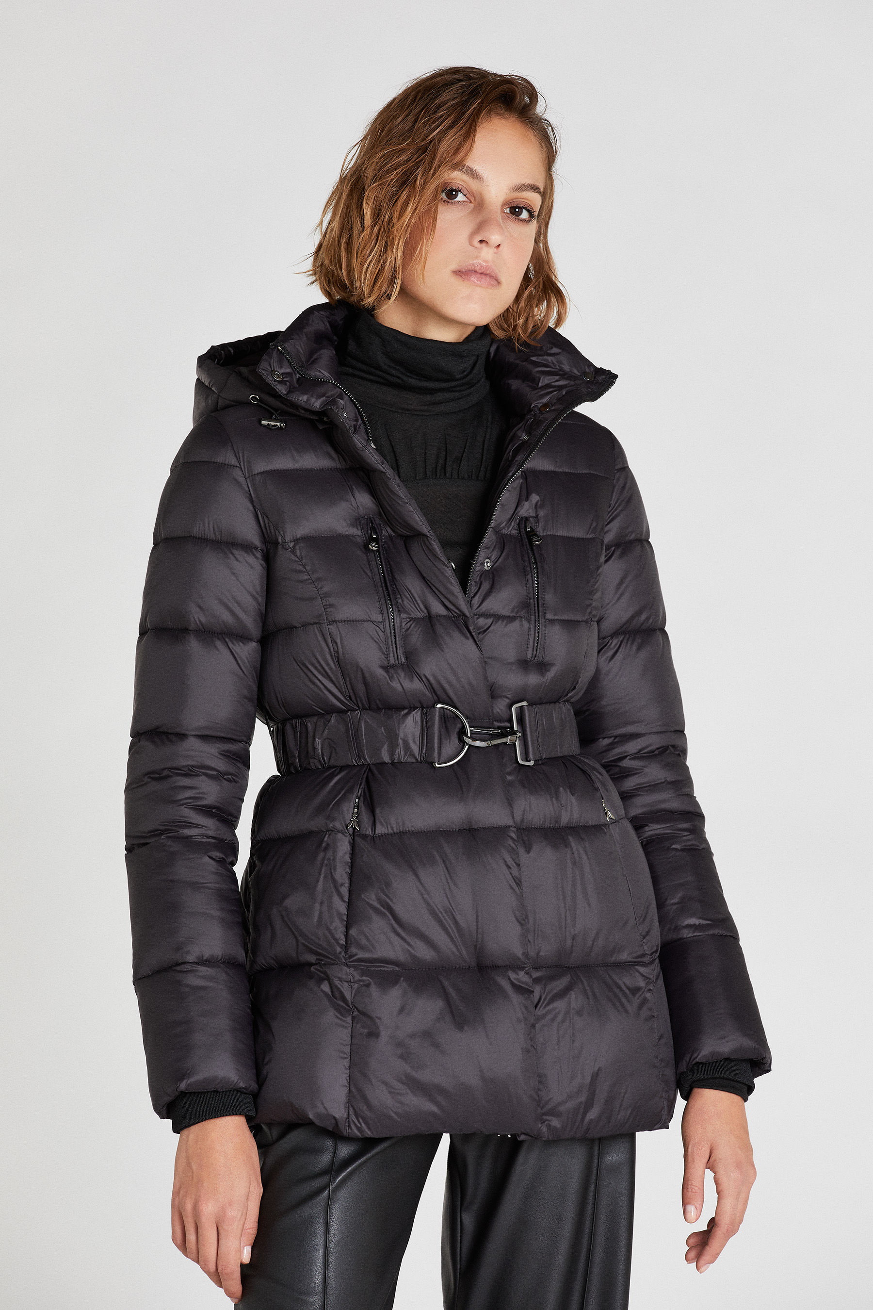 add hooded down jacket