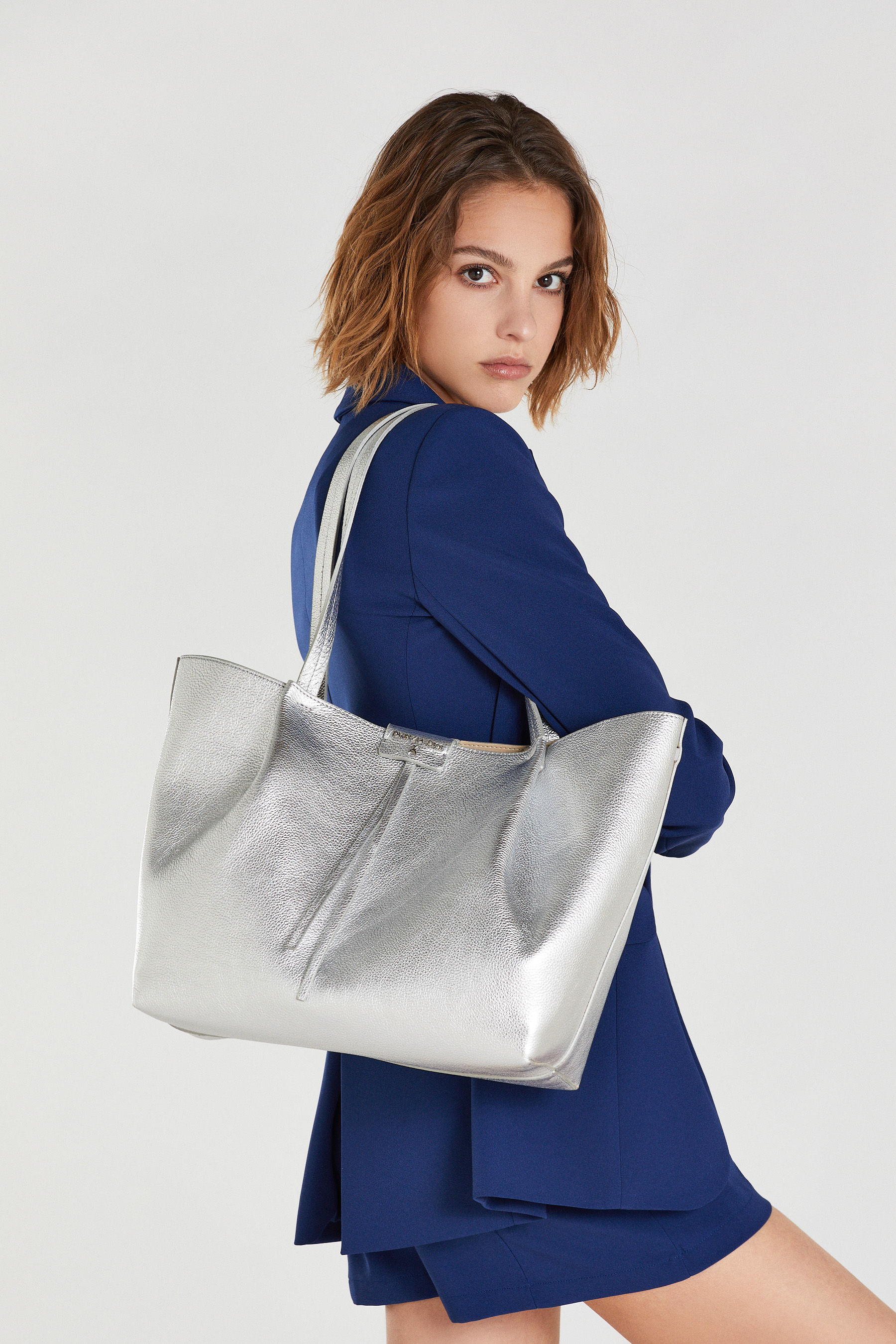 silver shopper