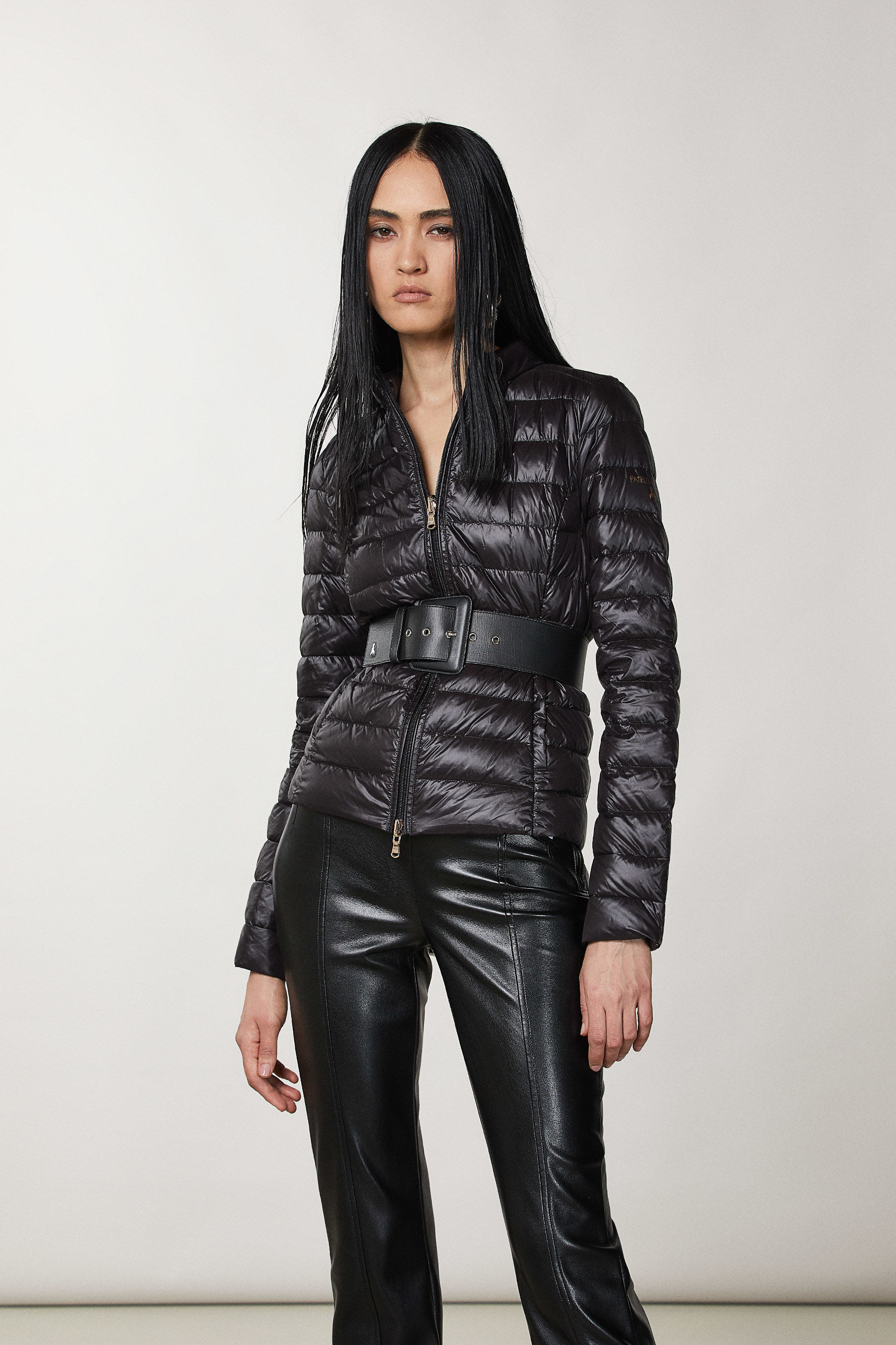 Black Ultralight reversible down jacket 