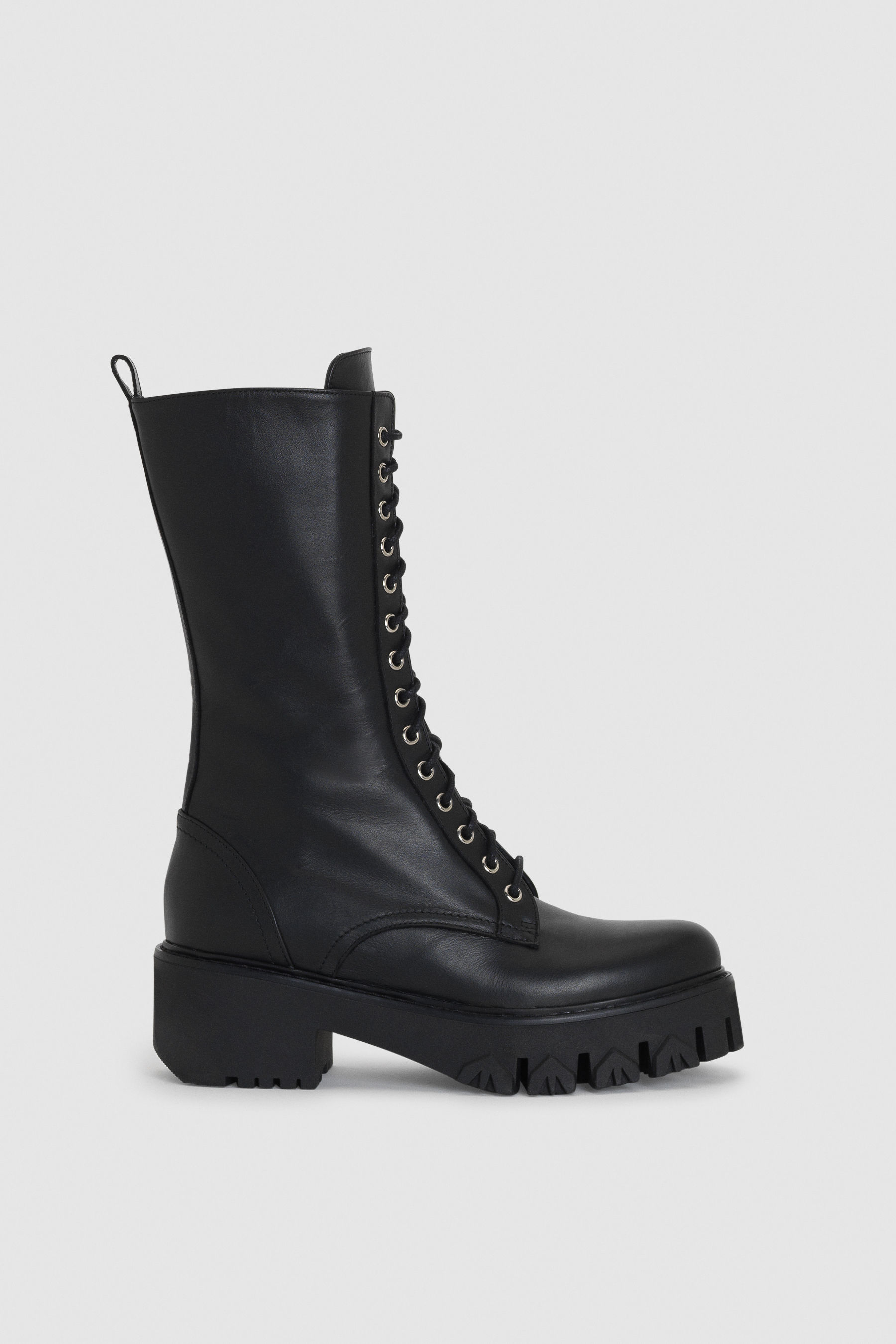 zipper biker boots
