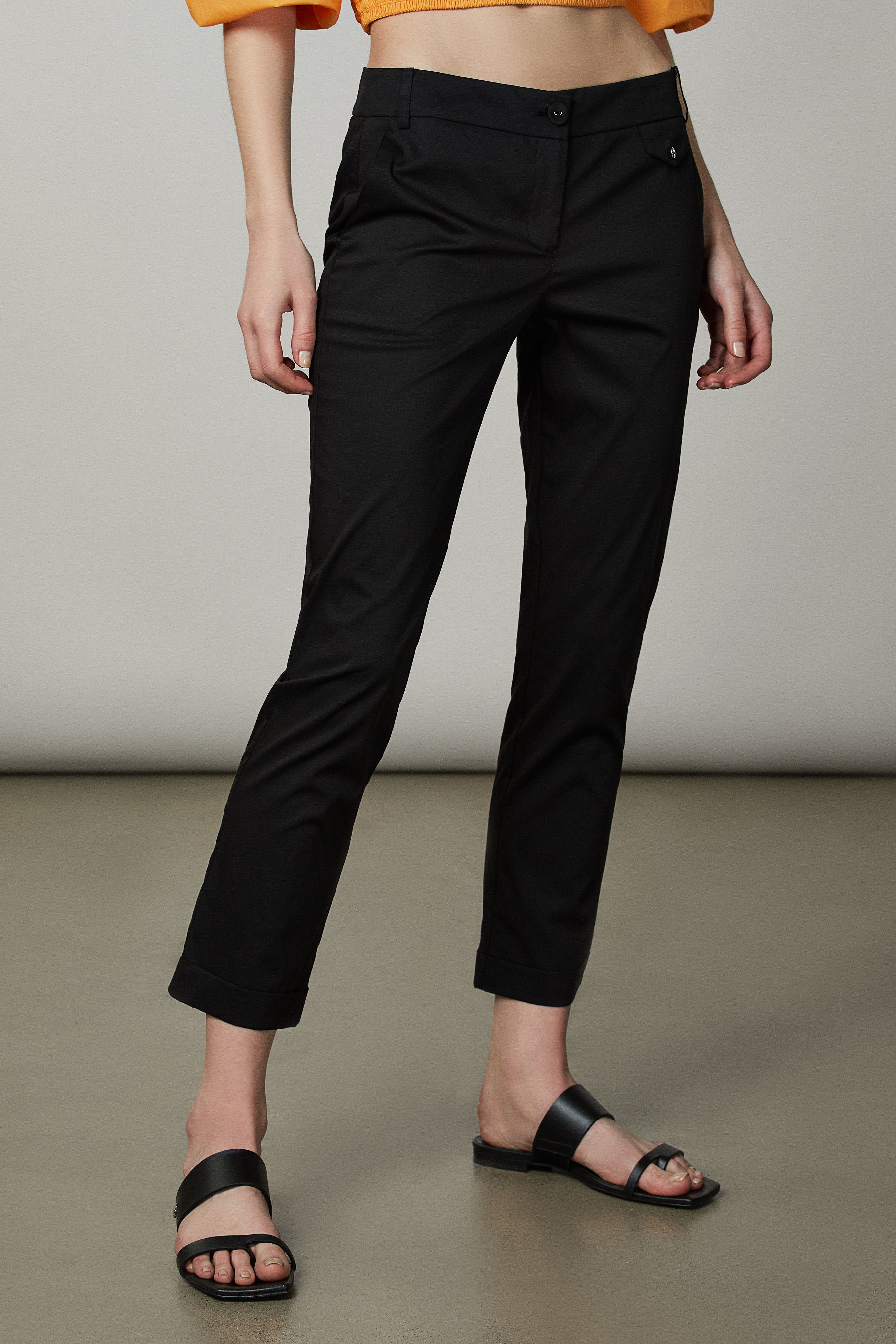 Black Chinos pants | Patrizia Pepe