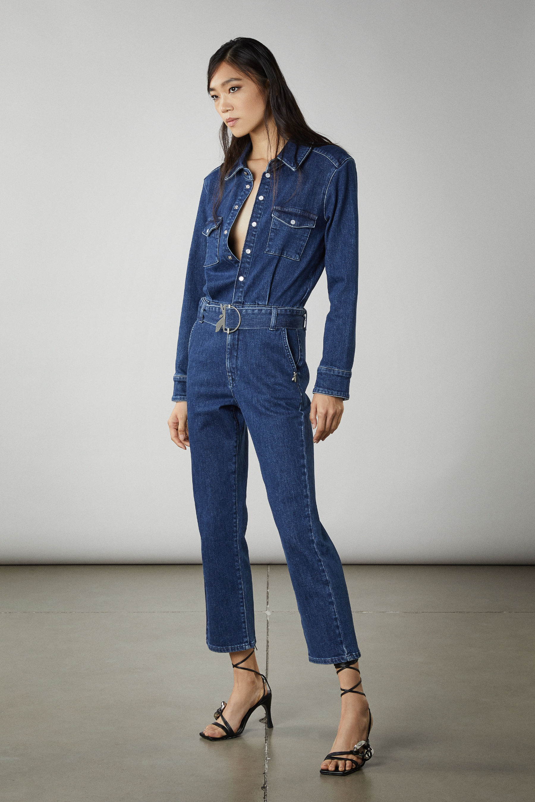 denim pants jumpsuit