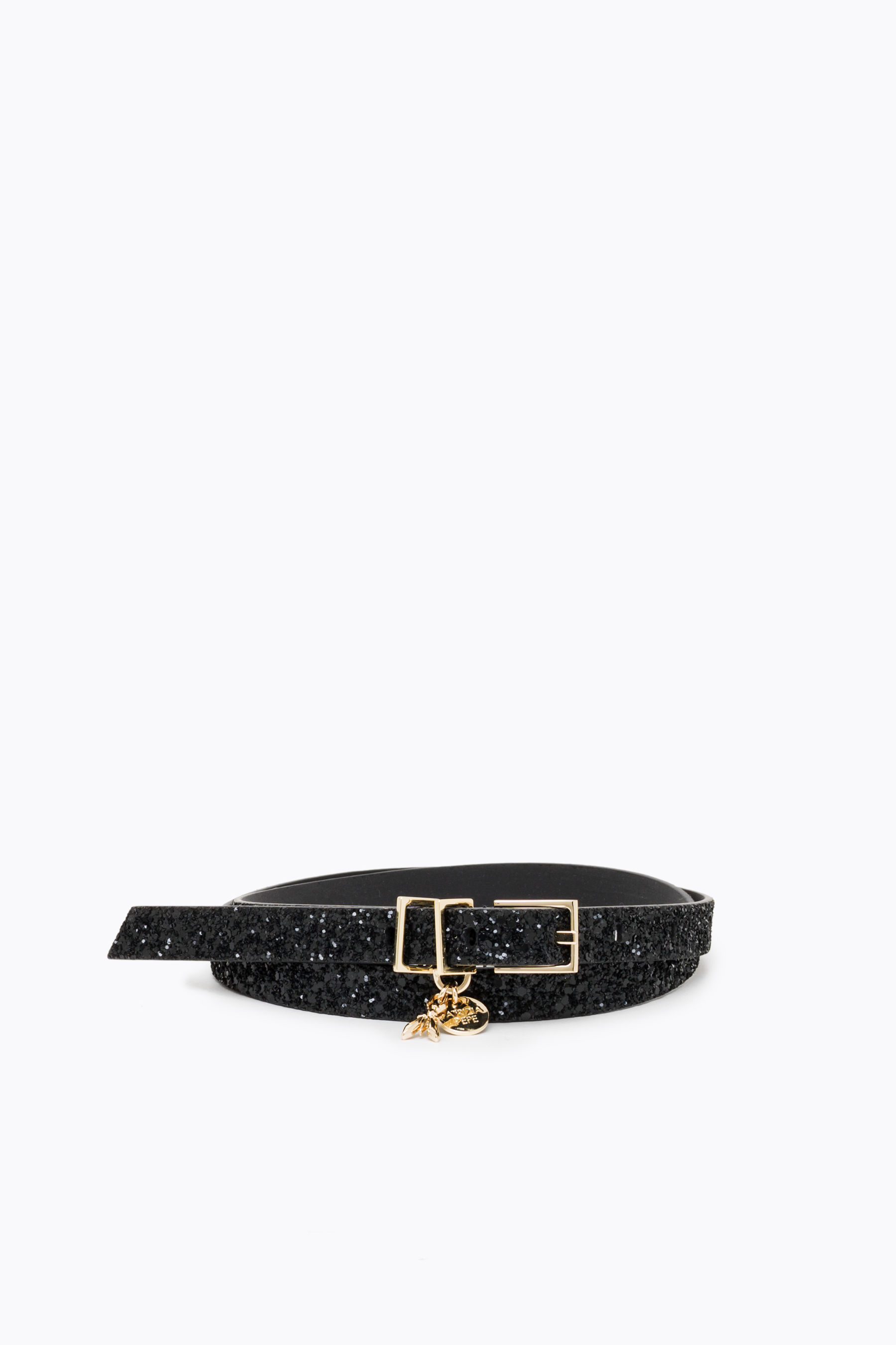 black sparkly belt