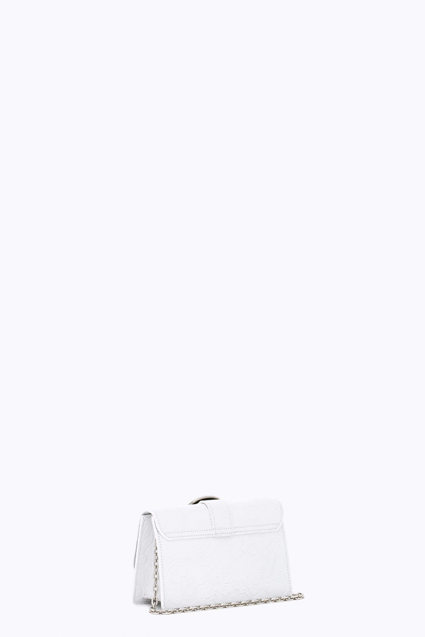 Piping mini bag with buckle