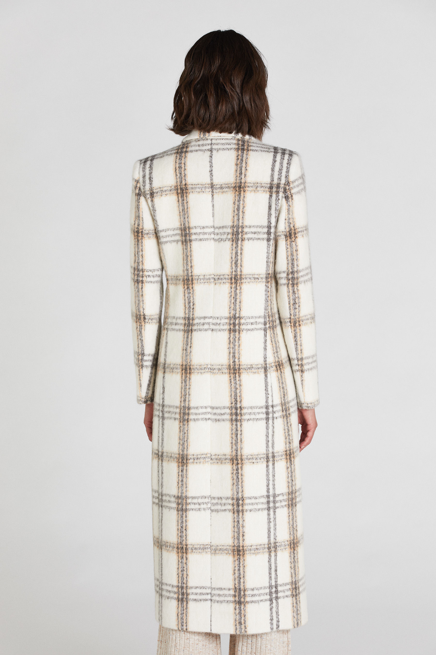 chequered coat