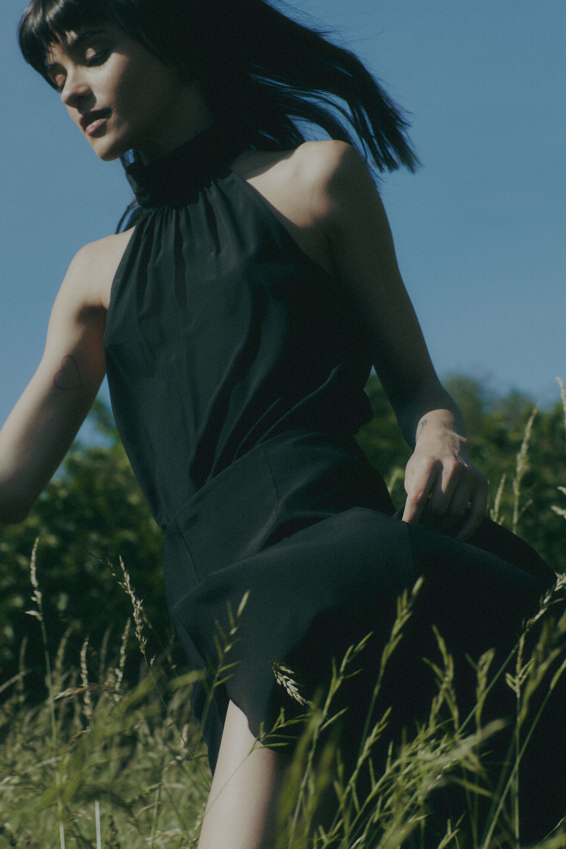 Top gioiello in viscosa