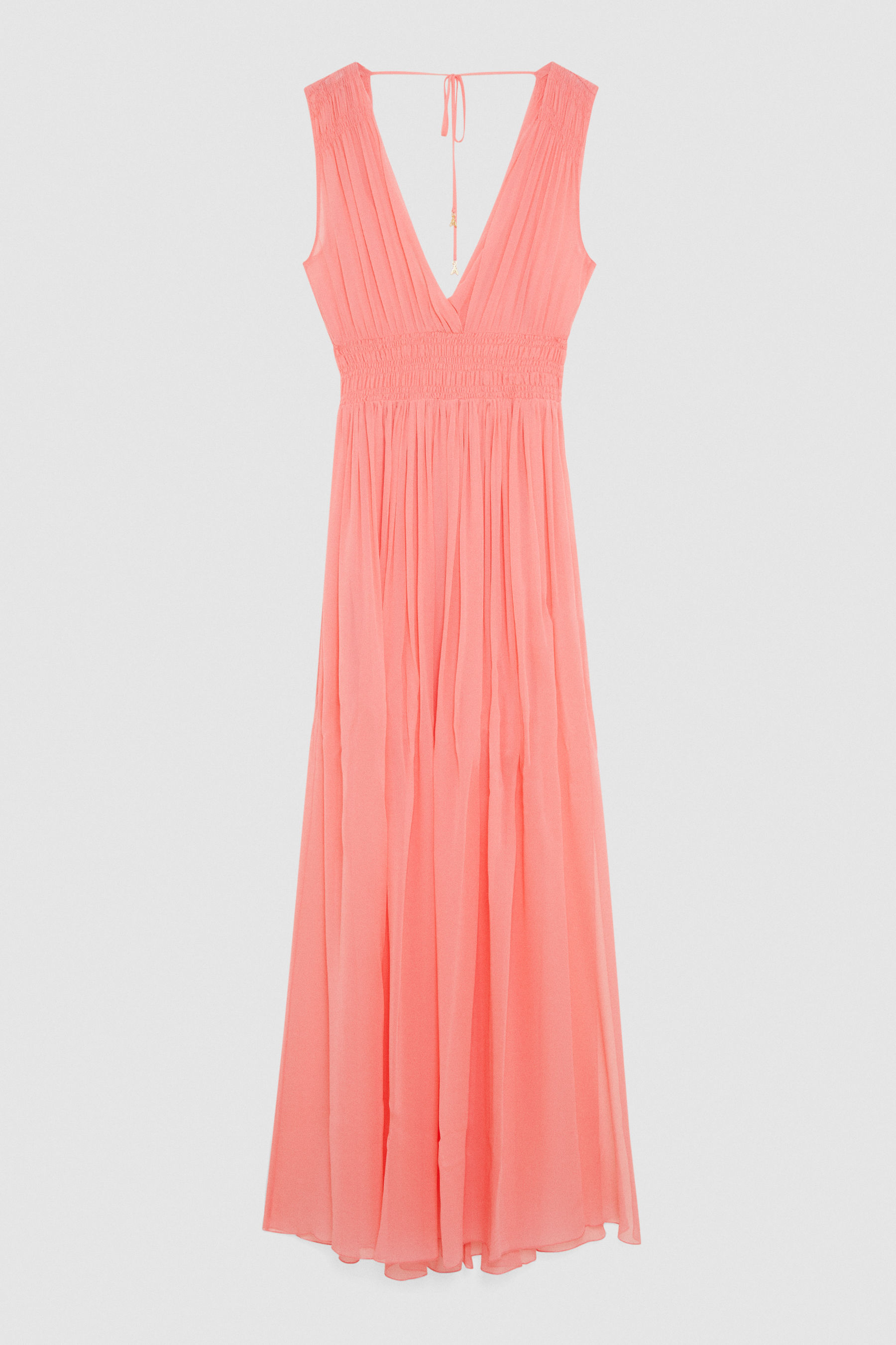 Extra-long smocked dress | Patrizia Pepe