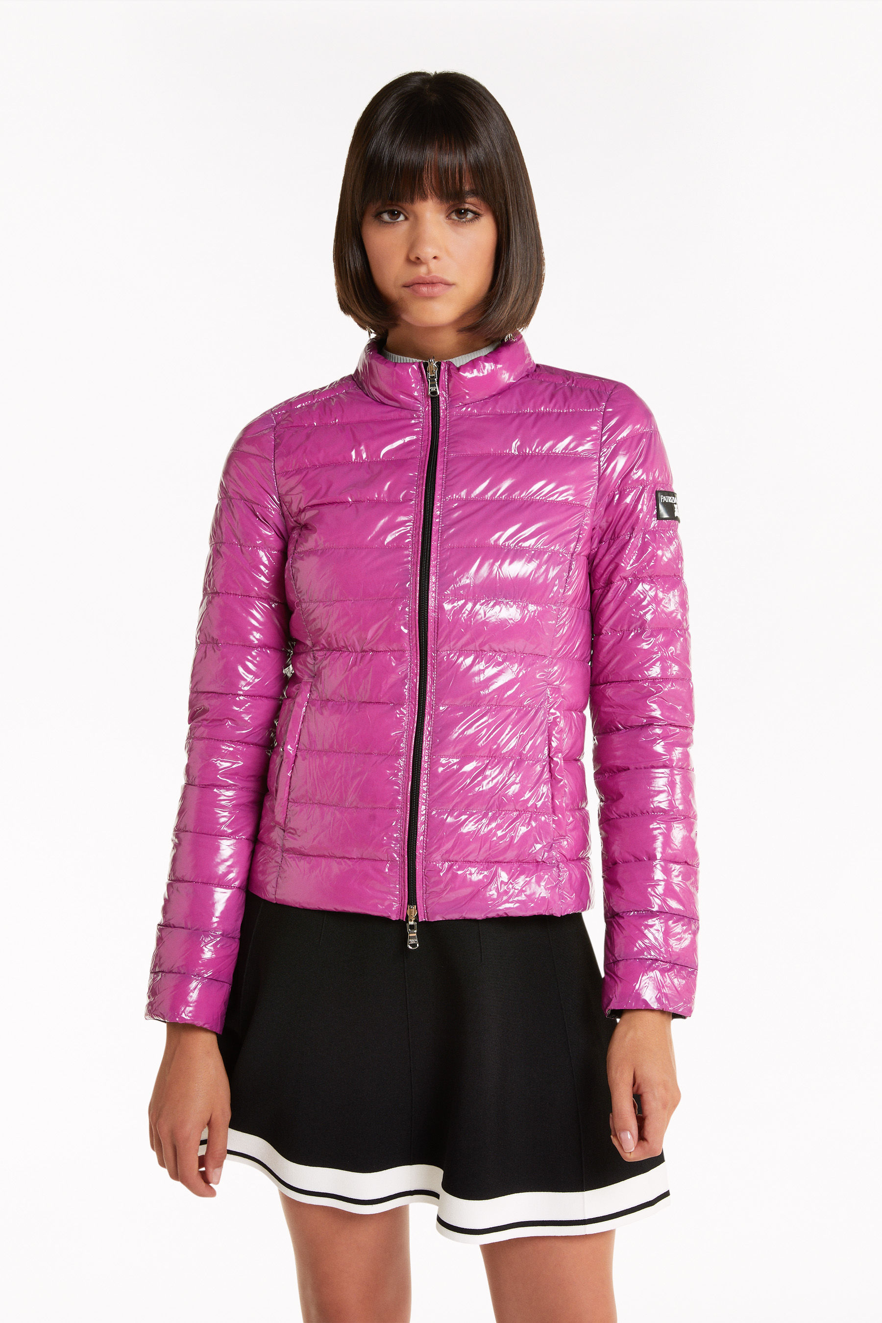 dkny hooded puffer jacket