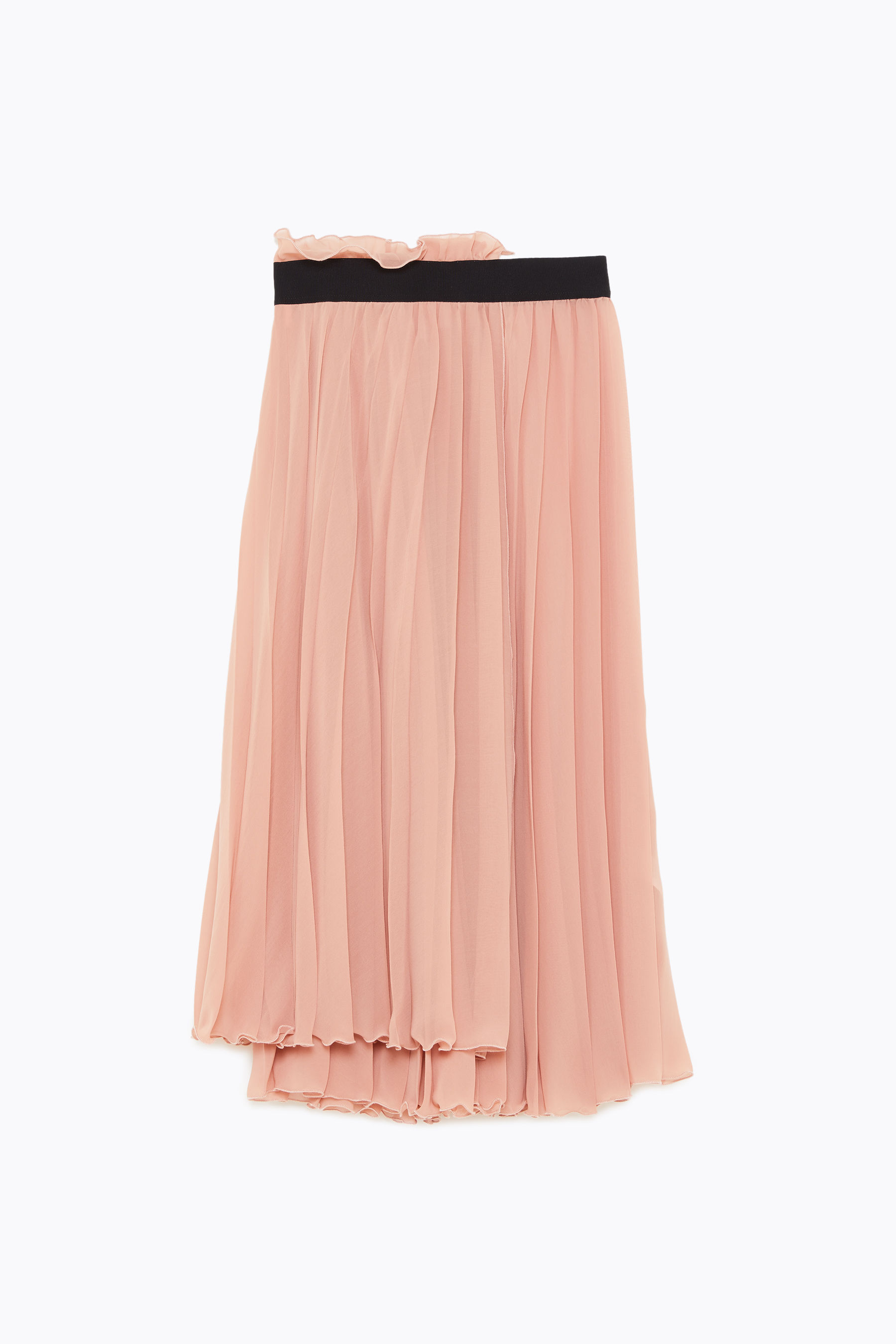 Long pleated lurex dress