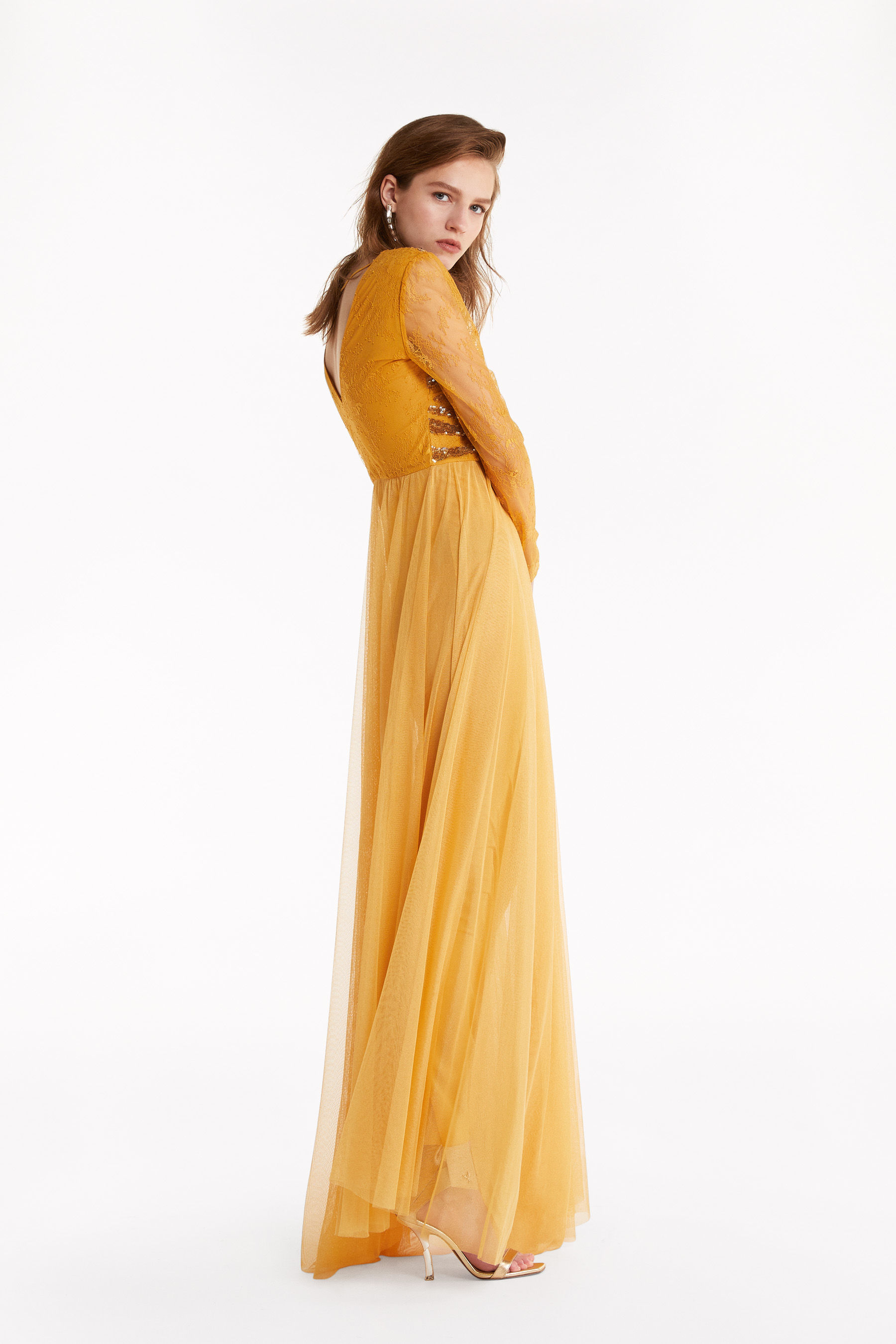 abito lungo seta patrizia pepe