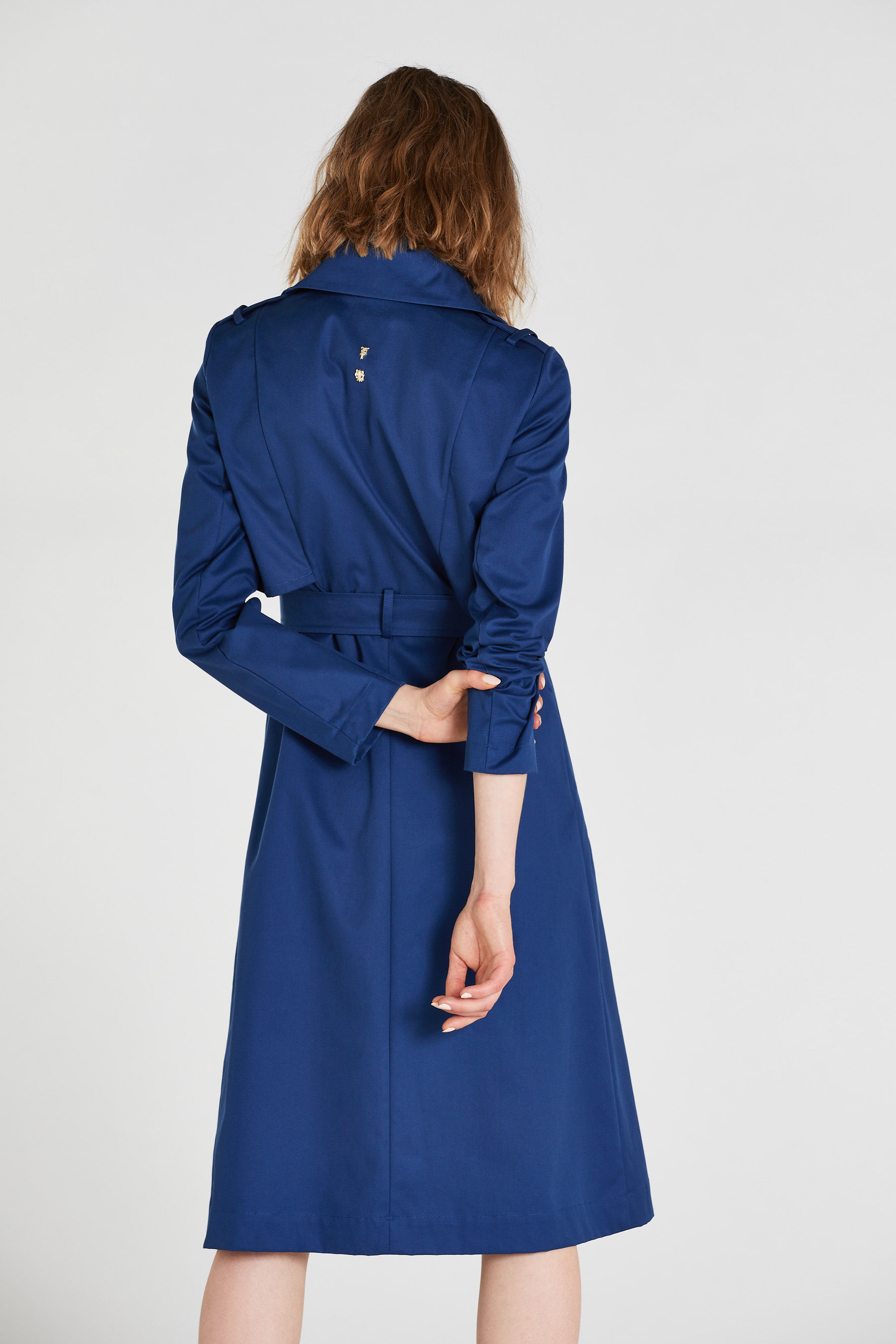 blue mac coat