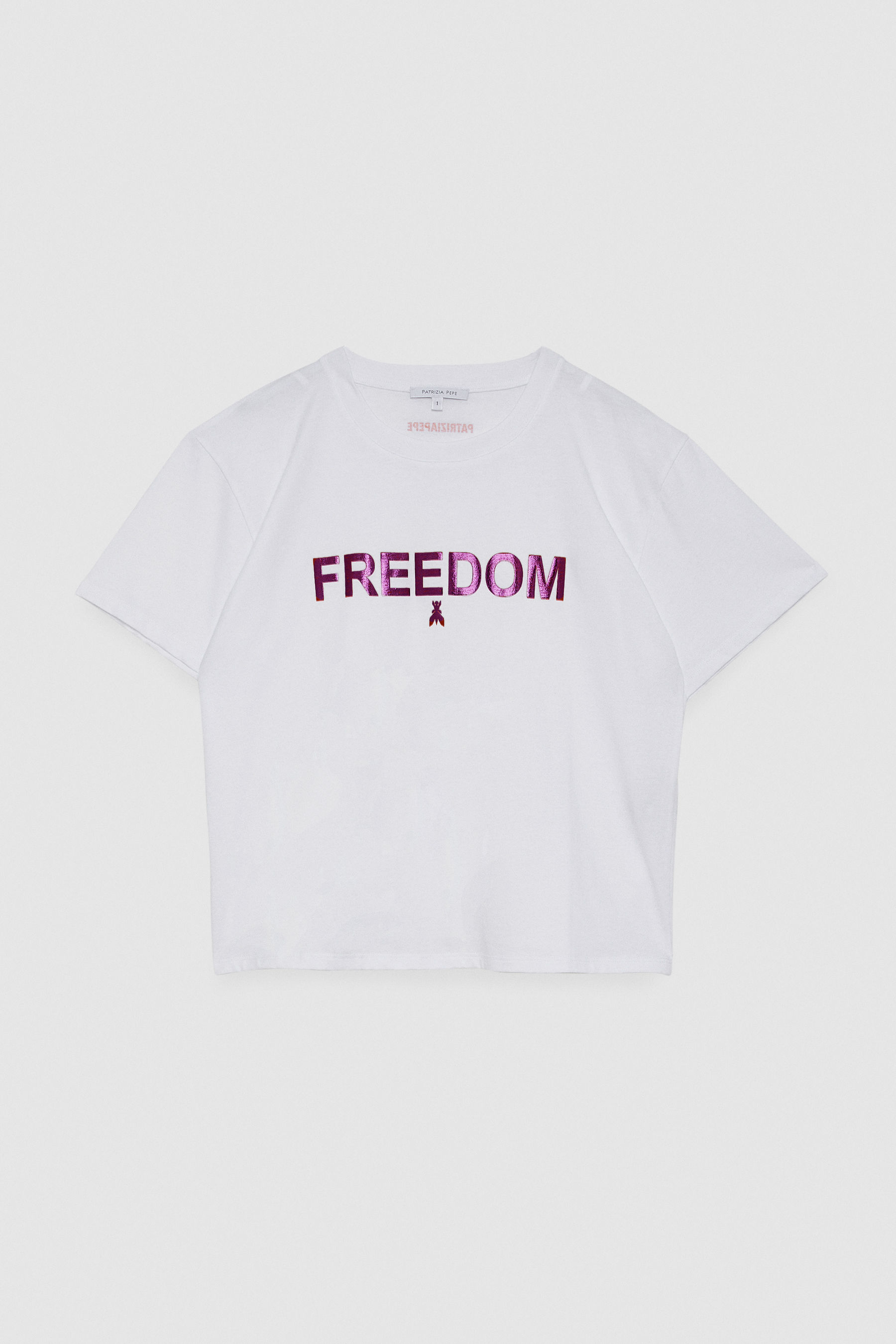 White Short-sleeved T-shirt | Patrizia Pepe