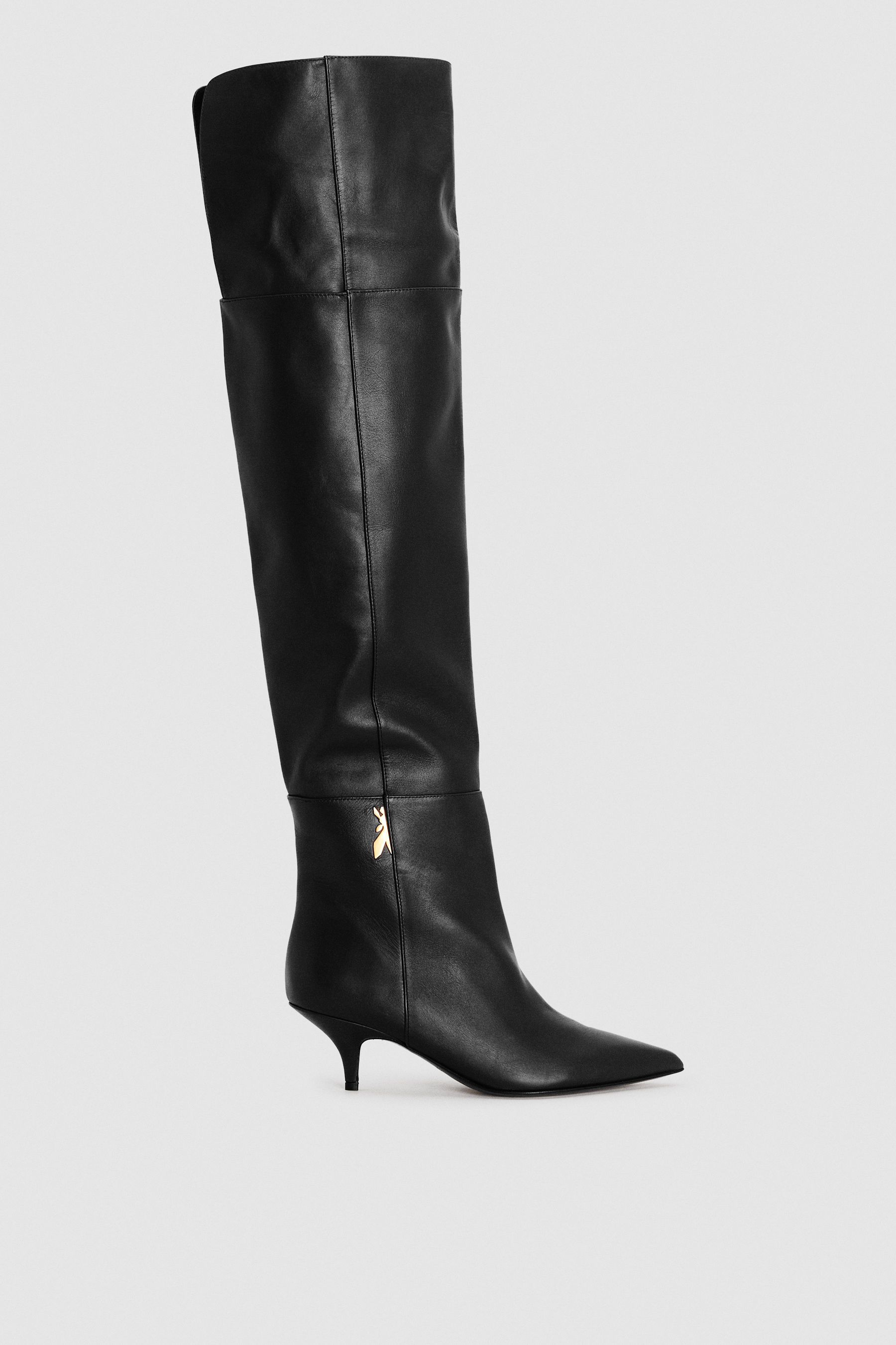 Black 5 cm heeled boots | Patrizia Pepe