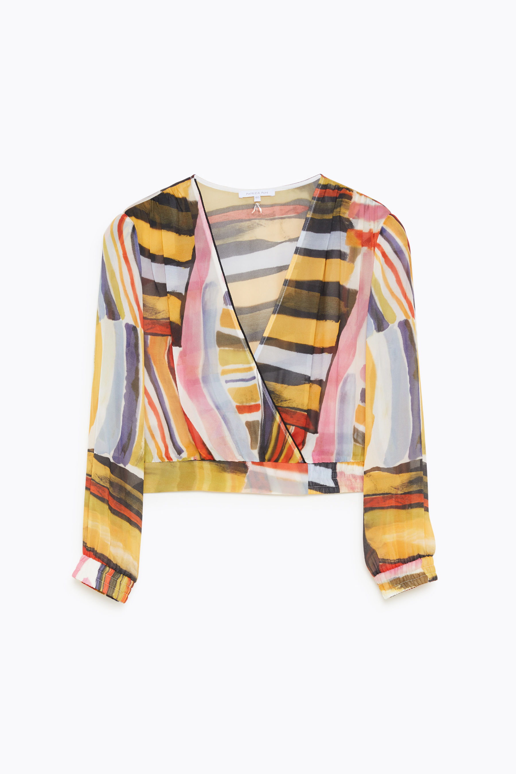 Artistic print blouse