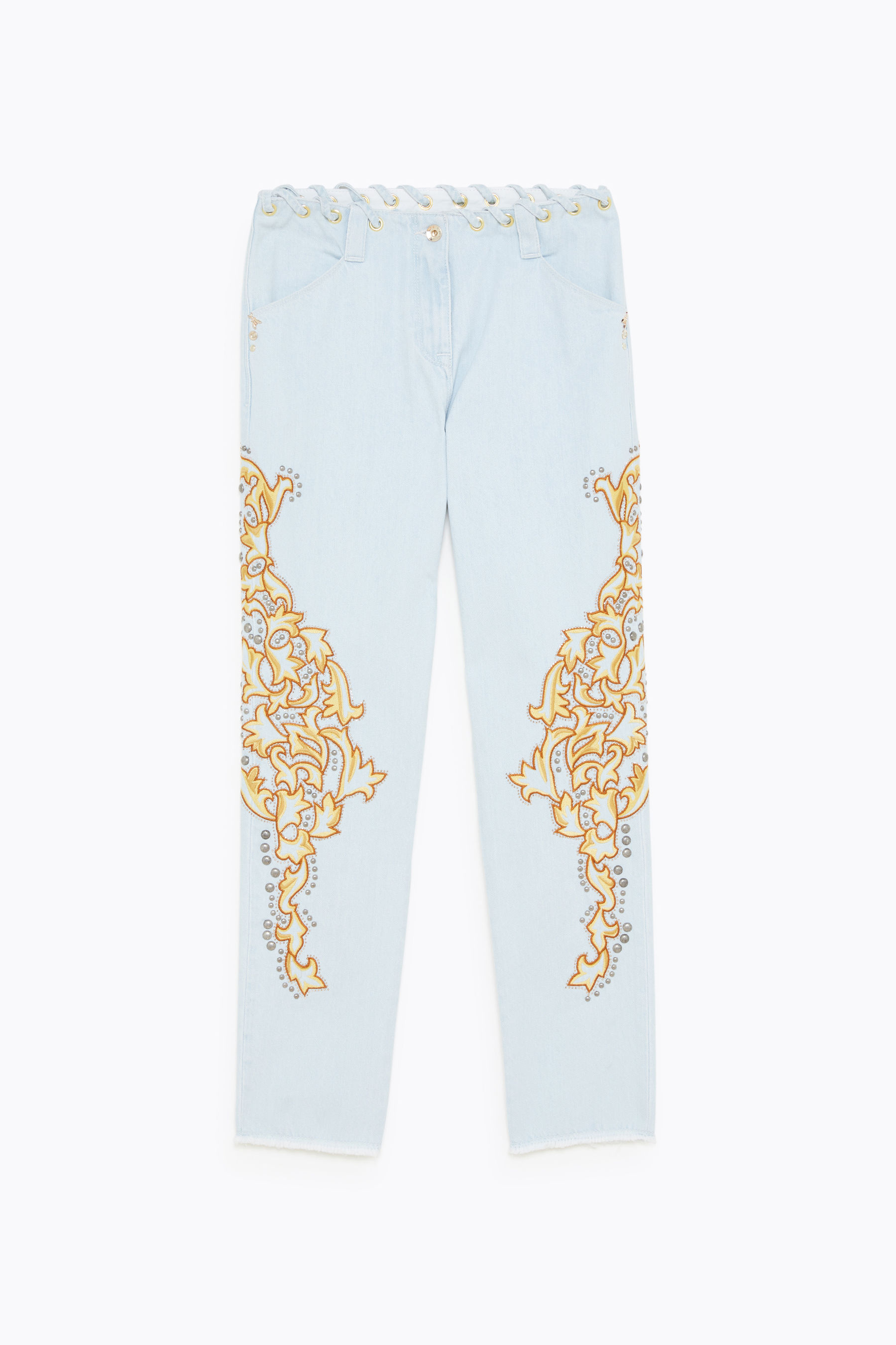 Jeans with embroidery