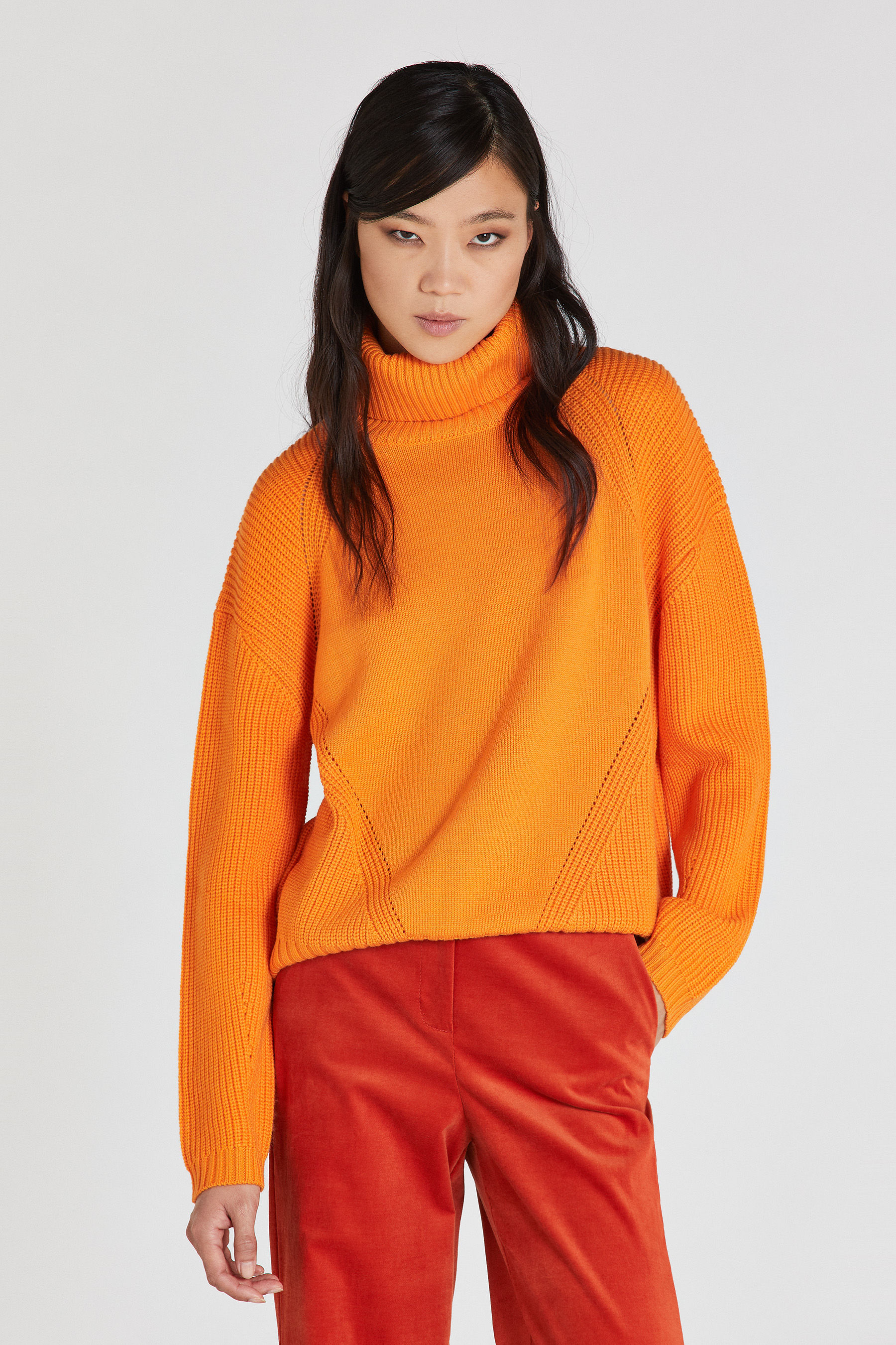 high polo neck sweaters