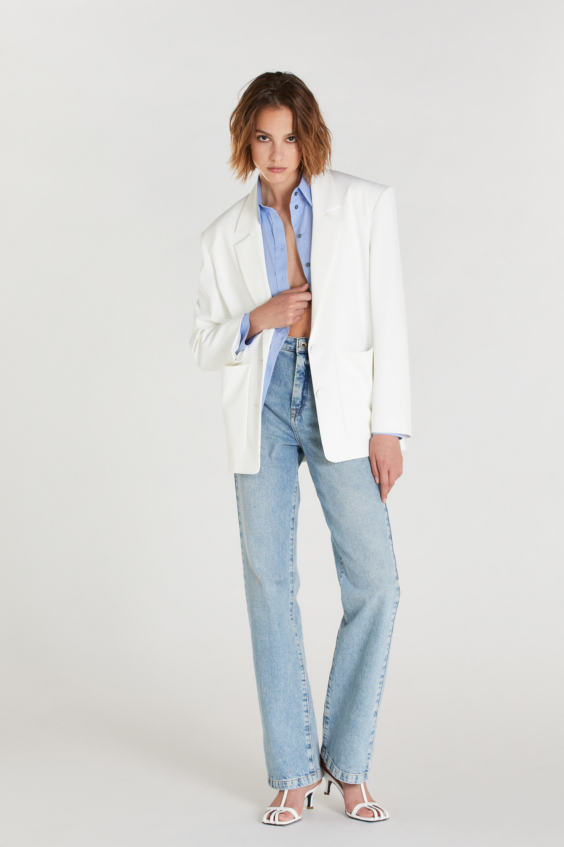Light Blue Long-sleeved shirt | Patrizia Pepe