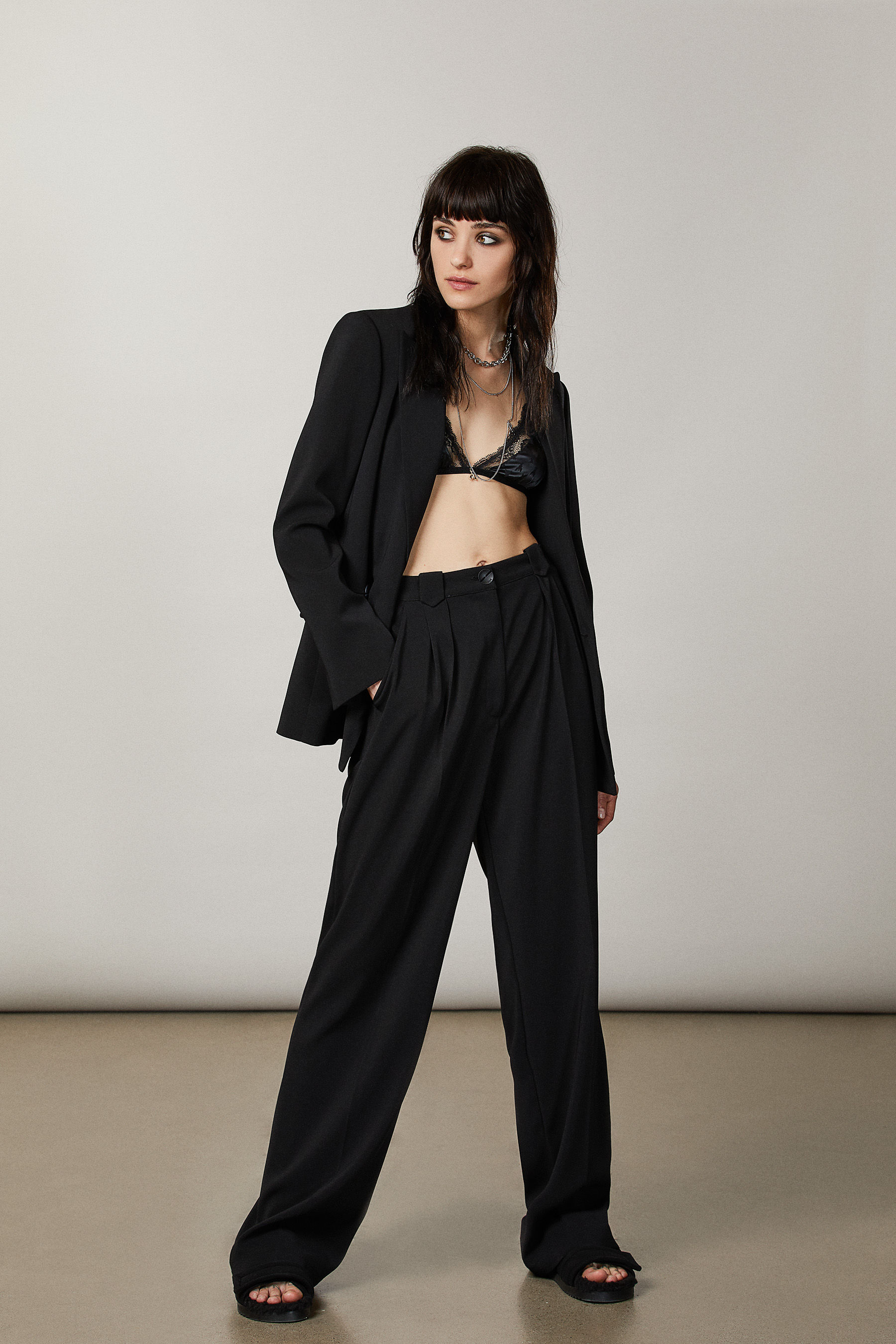 Pantalone a pieghe ESSENTIAL