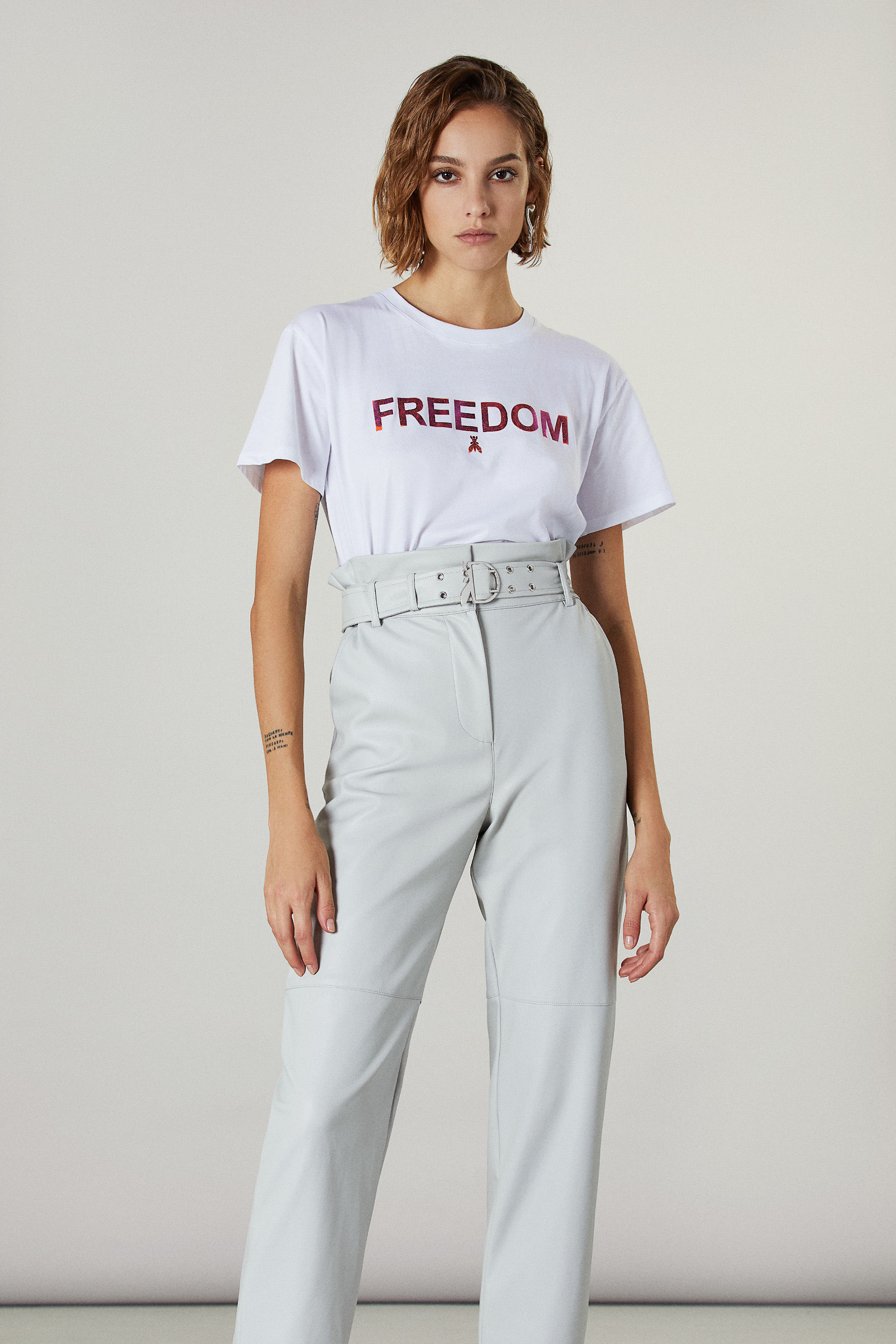 White Short-sleeved T-shirt | Patrizia Pepe