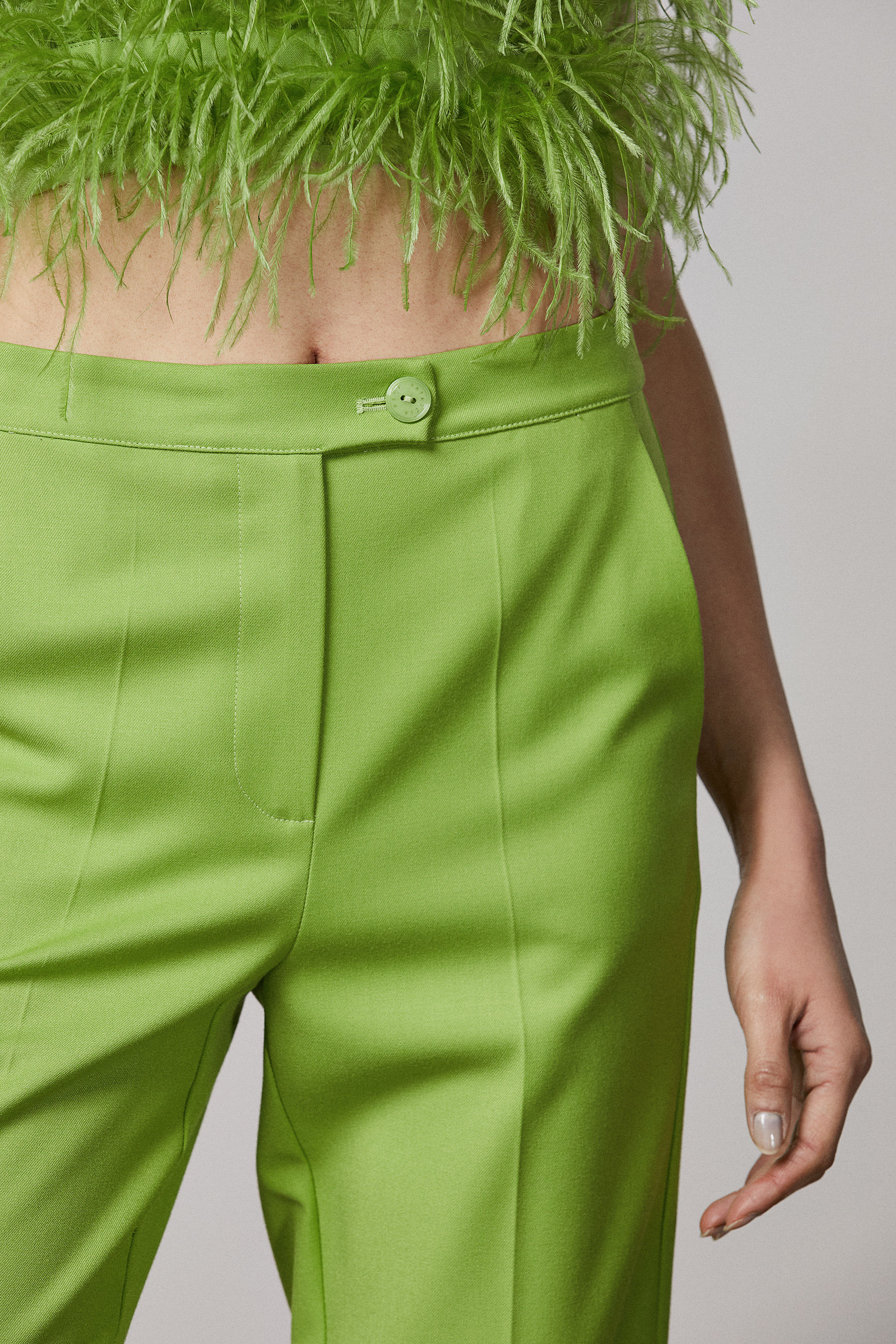Flannel cigarette pants | Patrizia Pepe