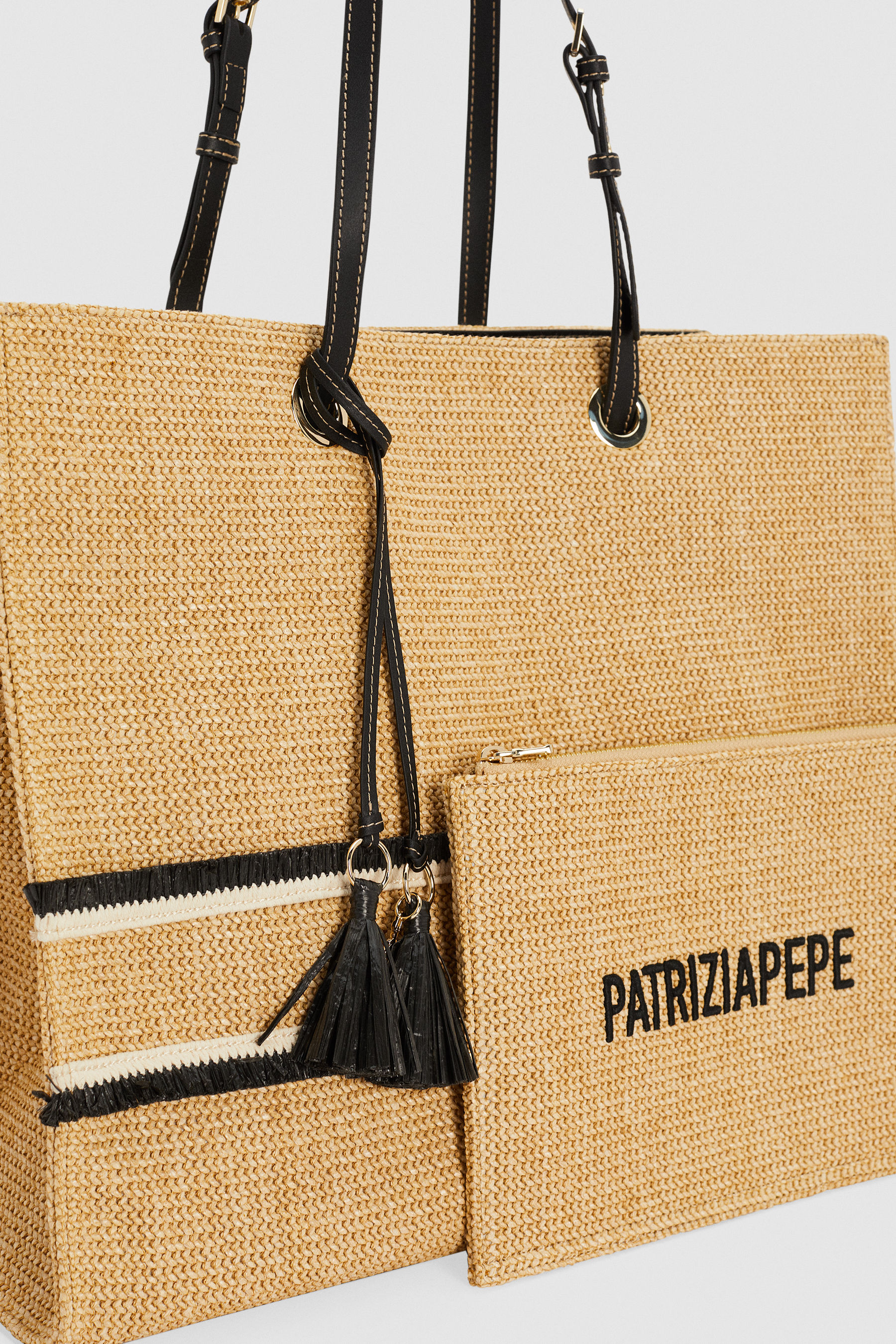 Bolso shopper grande de paja | Patrizia Pepe