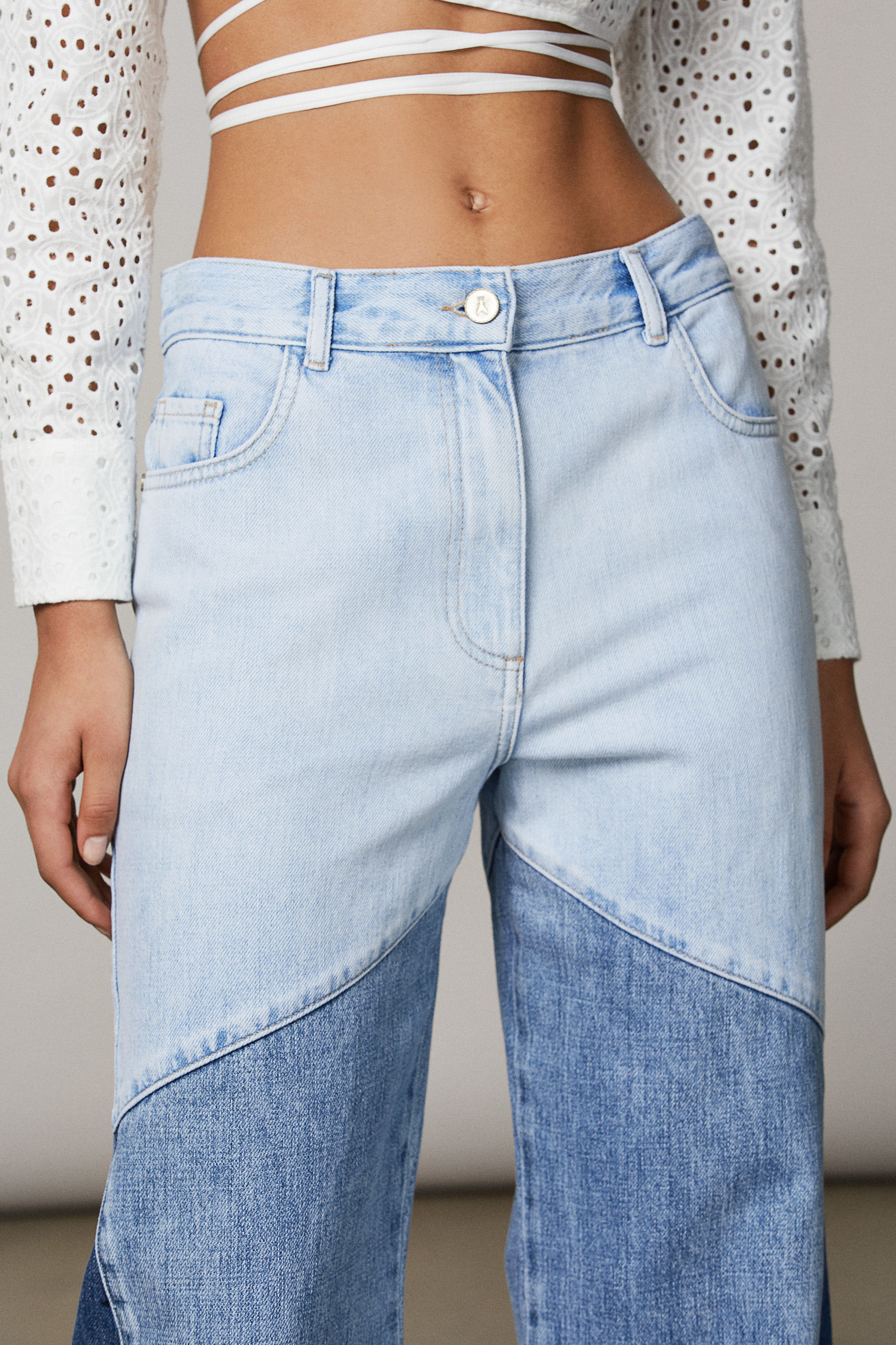 Pantalones acampanados denim | Patrizia Pepe